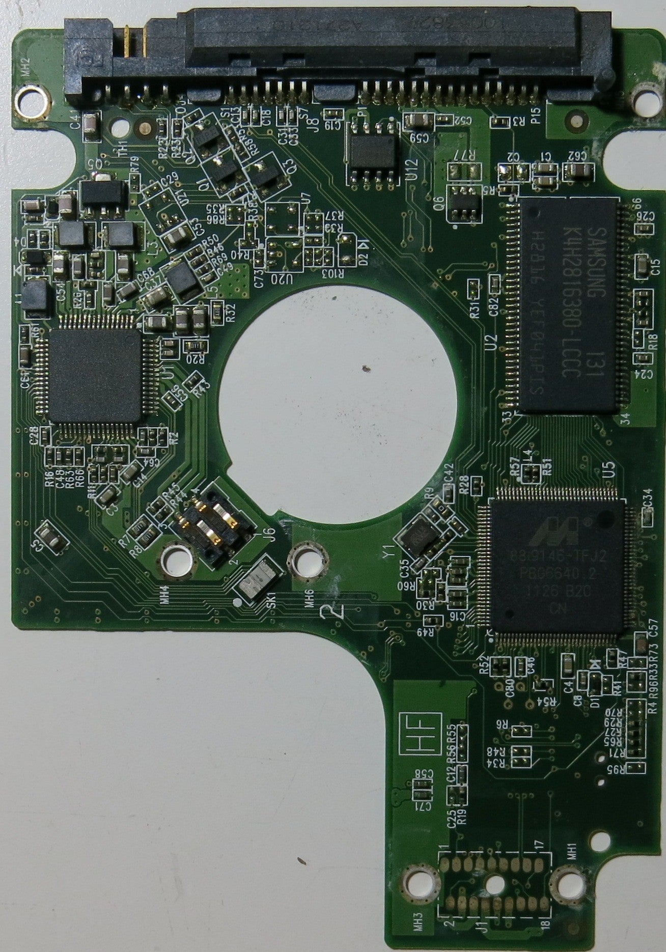 WESTERN DIGITAL WD5000BPVT-75HXZT3,  PCB