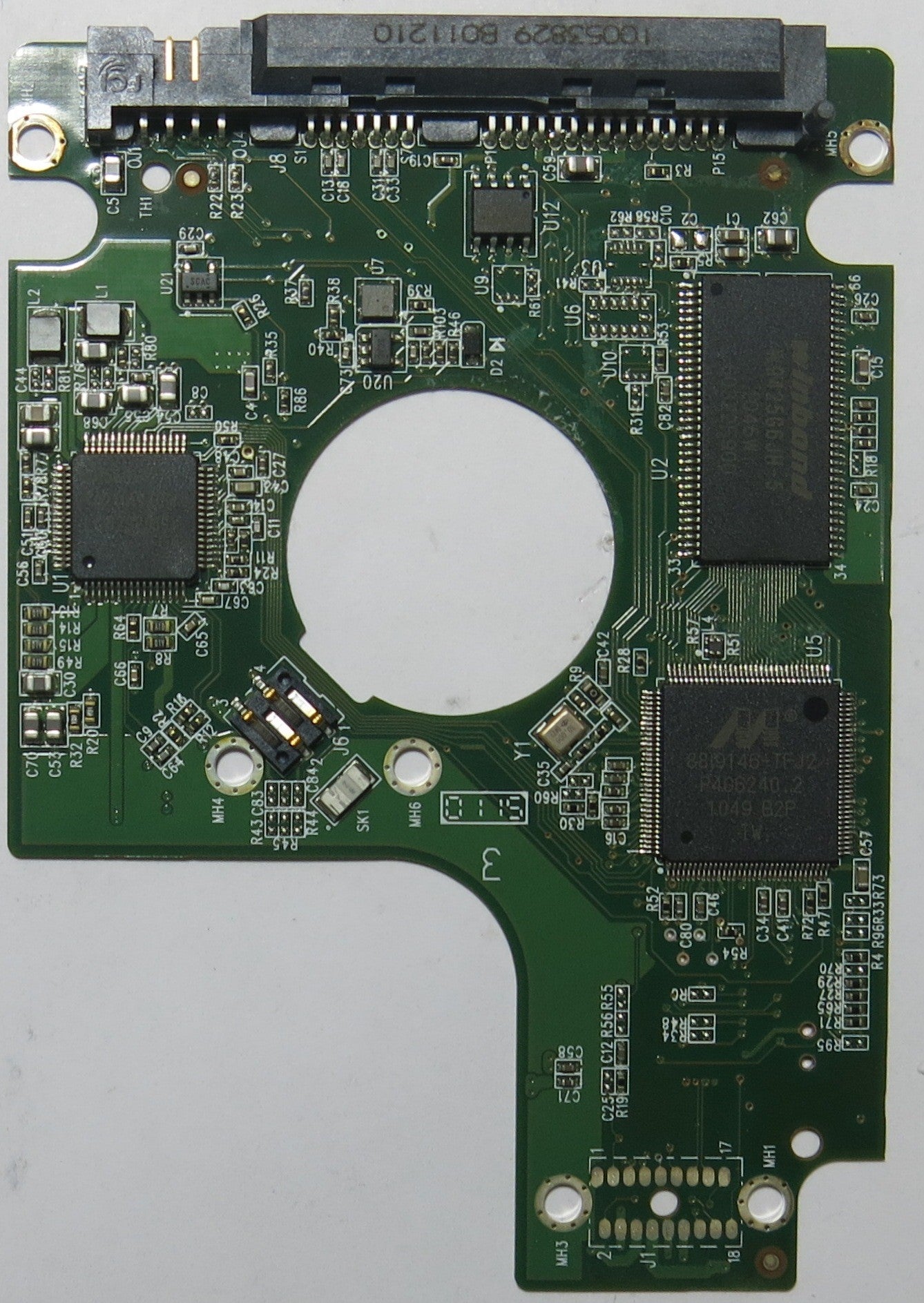 WESTERN DIGITAL WD5000BPVT-80HXZT1 2060-771692-005 PCB
