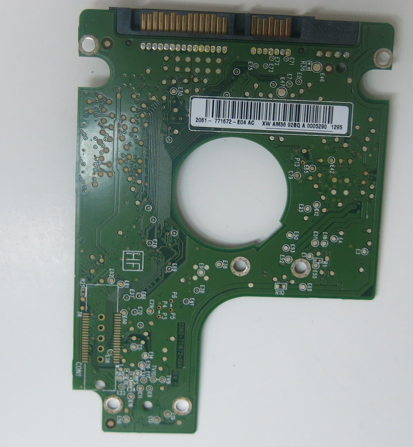 WESTERN DIGITAL WD5000BUDT-63G8FY0, DCM  DAOTJHN, 2060-771672-004 REV A PCB
