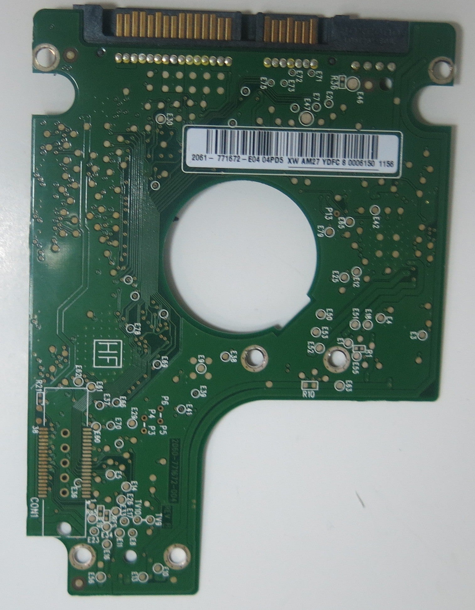 WESTERN DIGITAL WD5000BUDT-63G8FY0, , DCM  HHNTJHB, 2060-771672-004 REV A PCB