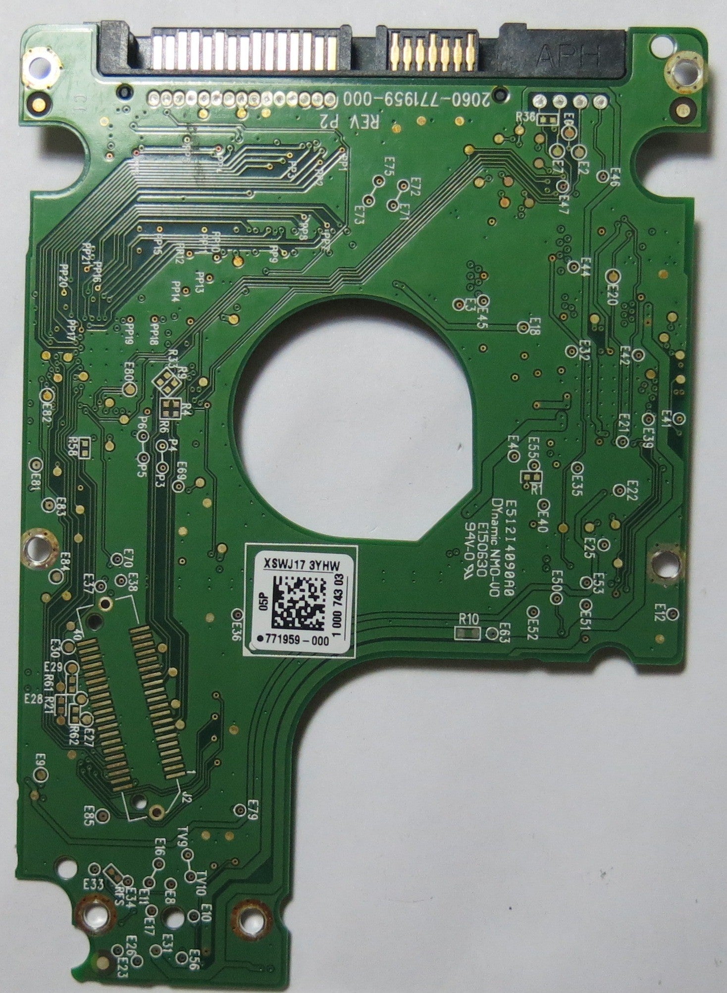 WESTERN DIGITAL WD5000LPVT-00FMCT0 2060-771959-000 PCB
