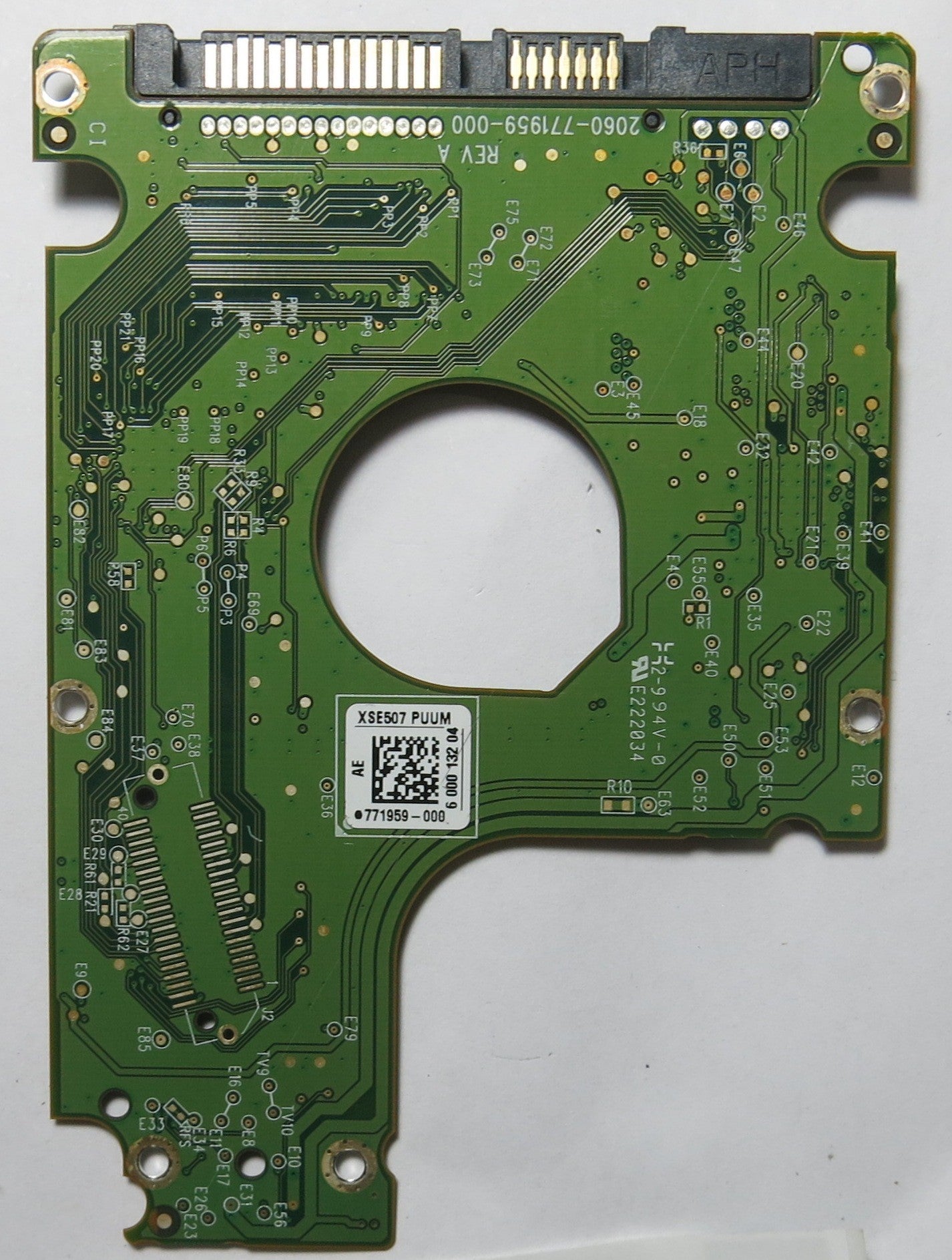 WESTERN DIGITAL WD5000LPVX-00V0TT0 2060-771959-000 PCB
