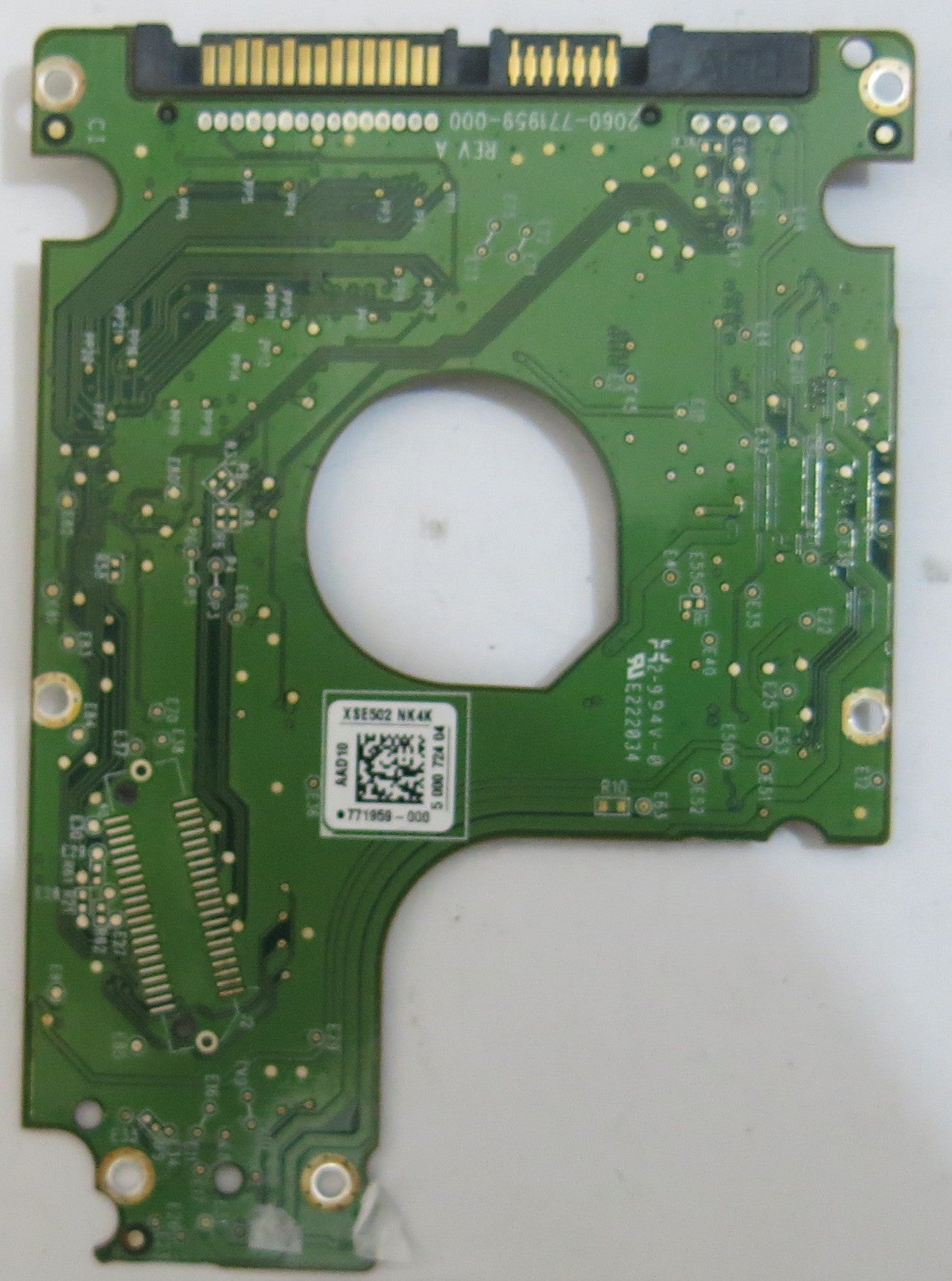 WESTERN DIGITAL  WD5000LPVX-00V0TT0 2060-771959-000 REV A PCB