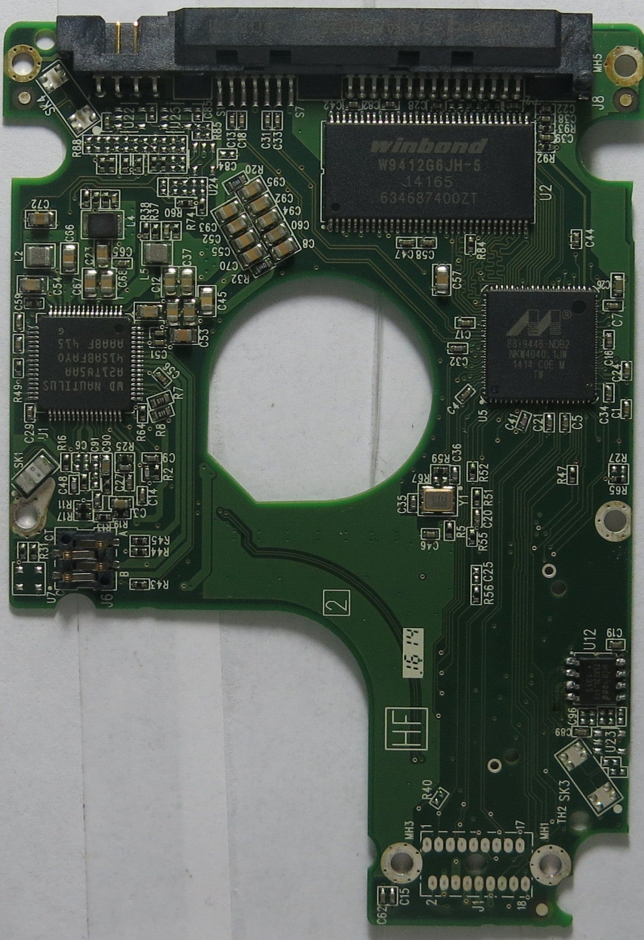 WESTERN DIGITAL WD5000LPVX-75V0TT0 DCM EAKTJBK 2060-771959 REV A PCB