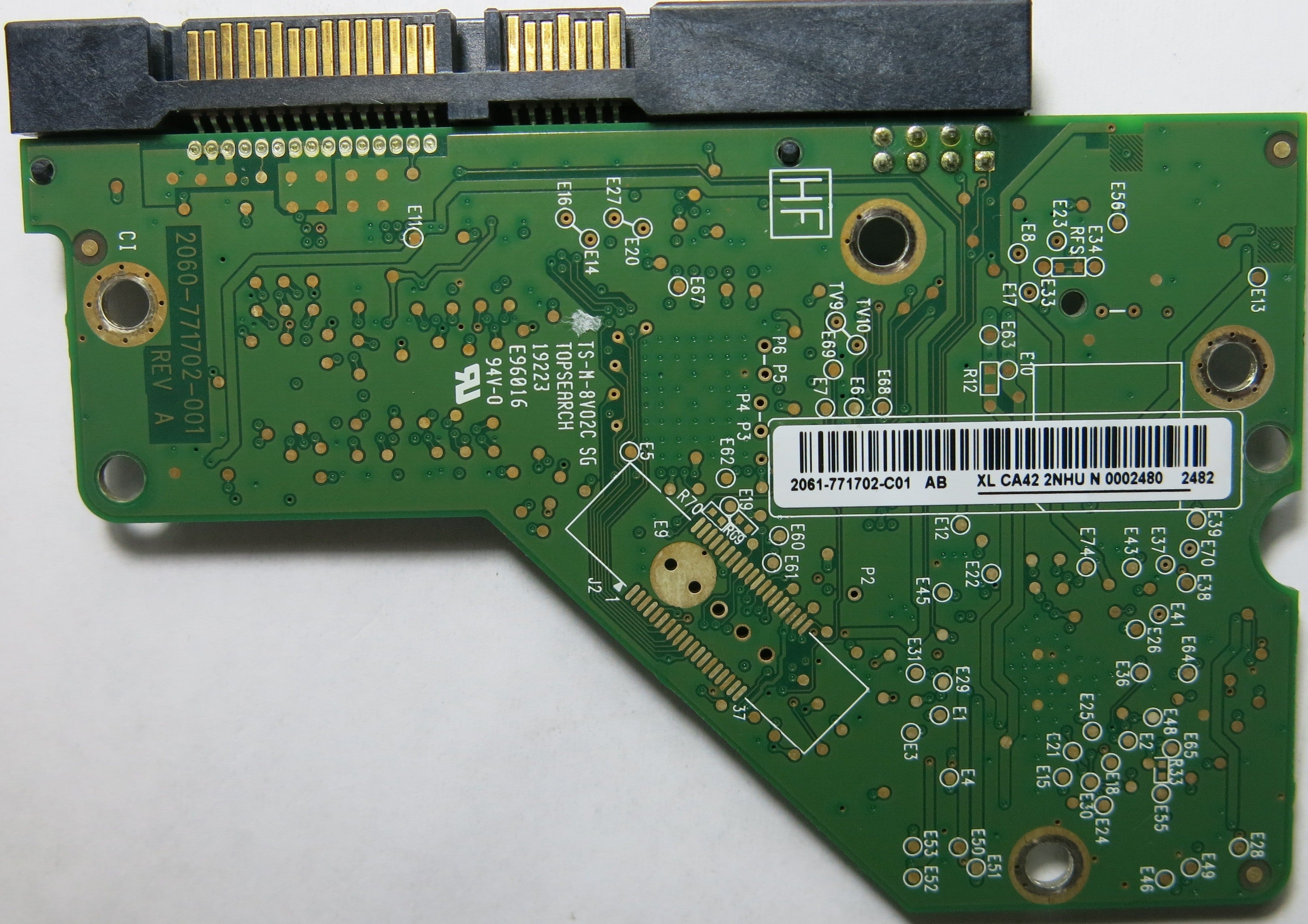WESTERN DIGITAL WD5003ABYX-01WERA0 2060-771702-001 REV A PCB