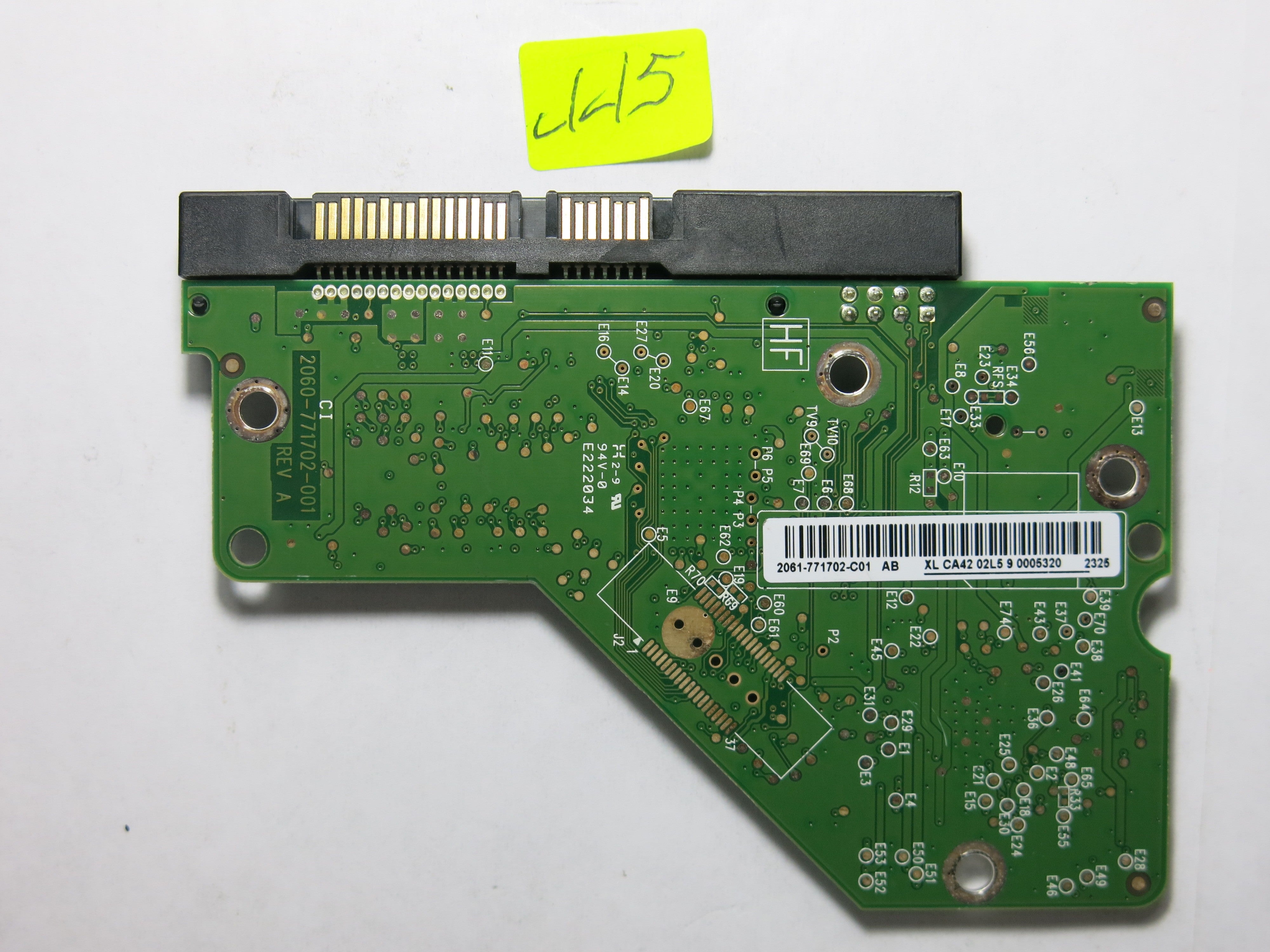 WESTERN DIGITAL WD5003ABYX-01WERA1DCM HGNCKVJCG 2060-771702-001 REV A PCB