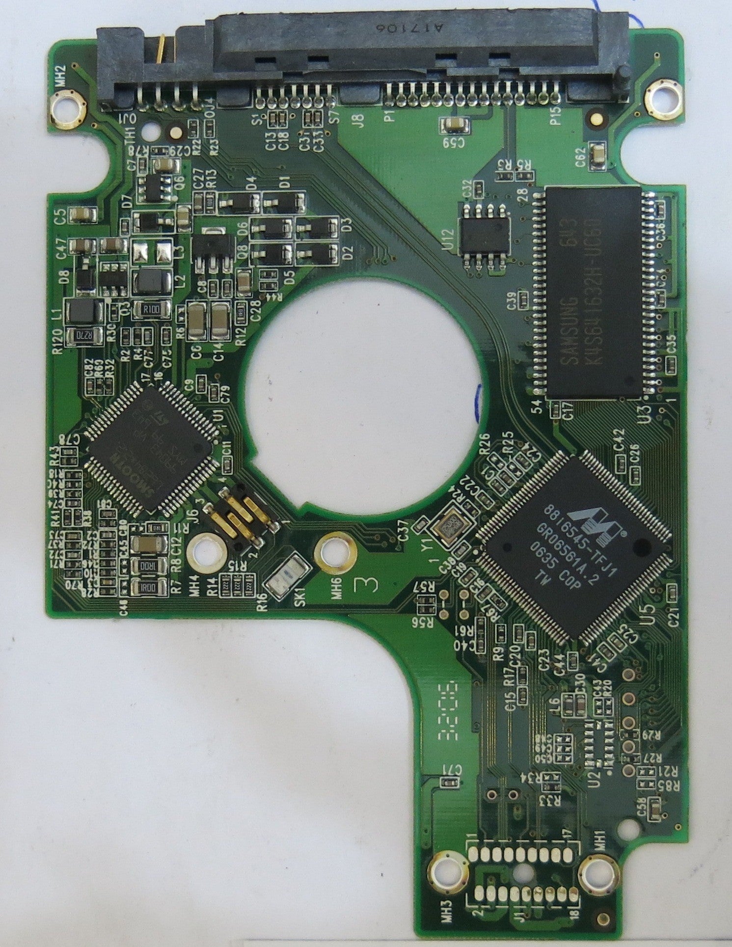 WESTERN DIGITAL WD600BEVS-07LAT0 2060-701424-007 REV A PCB