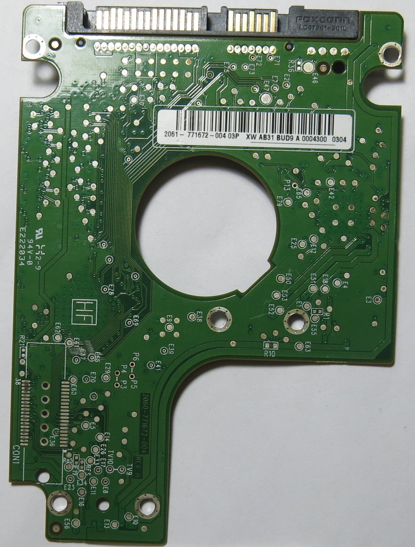 WESTERN DIGITAL WD6400BEVT-60A0RT0 2060-771672-004 PCB