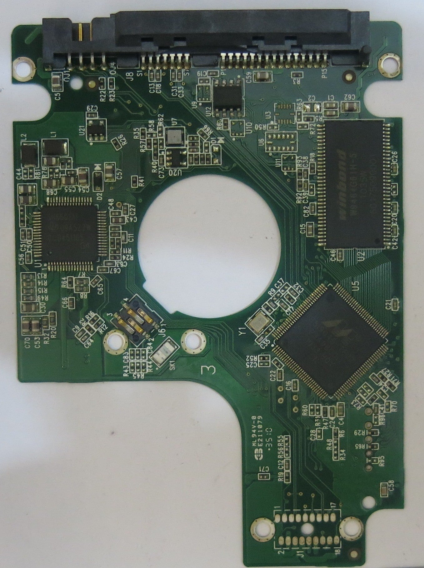 WESTERN DIGITAL WD6400BEVT-75A0RT0 2060-771672-004 REV A PCB