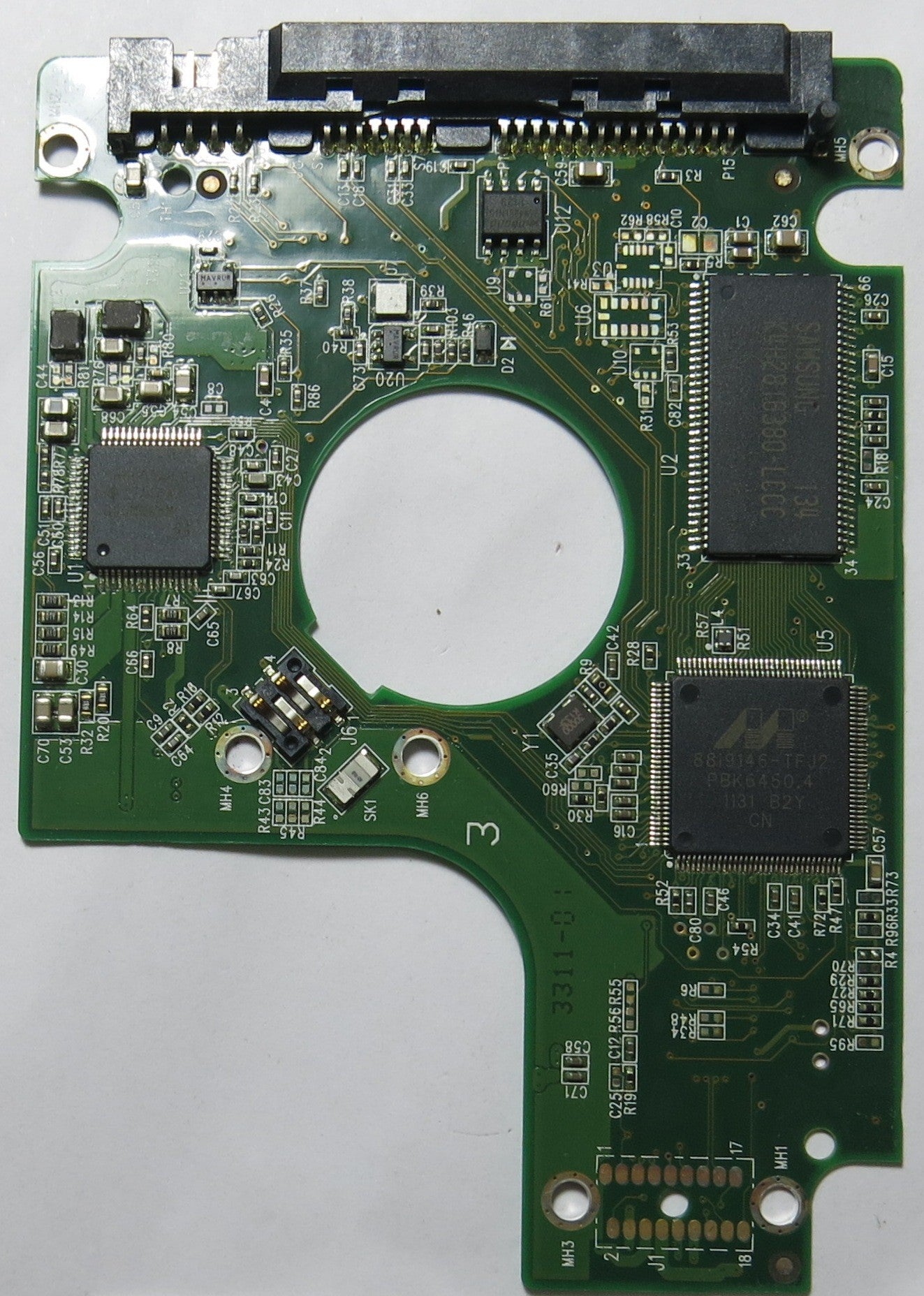 WESTERN DIGITAL WD6400BPVT-00HXZT1 2060-771692-005 PCB