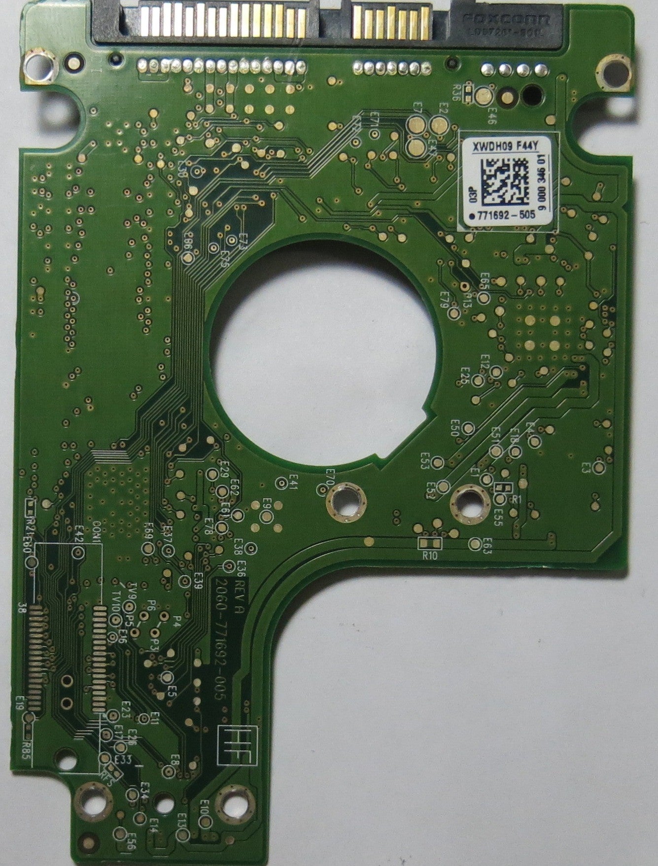 WESTERN DIGITAL WD6400BPVT-22HXZT1 2060-771692-005 PCB