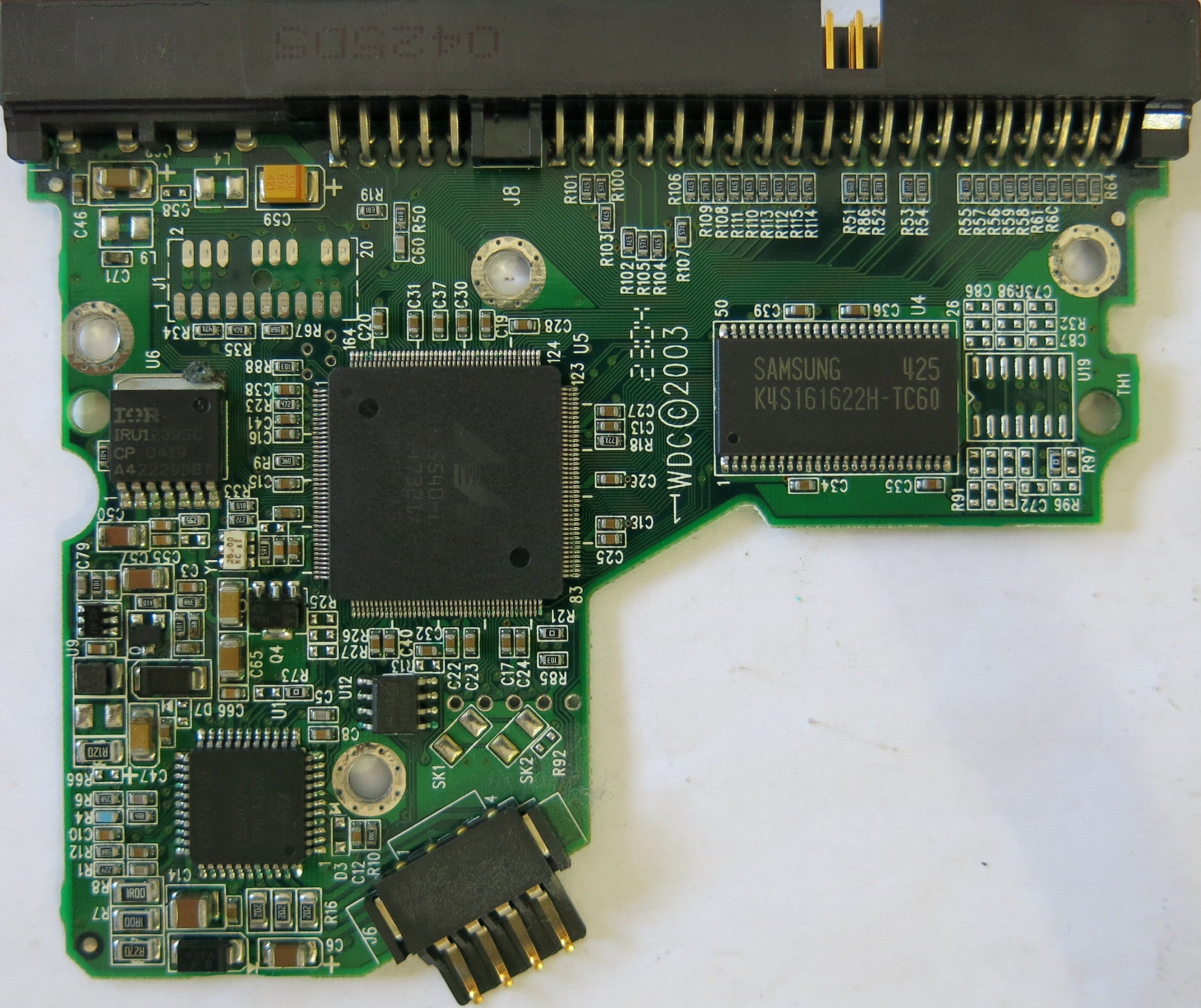 WESTERN DIGITAL WD800BB-22FJA1 2060-001130-012 REV A PCB