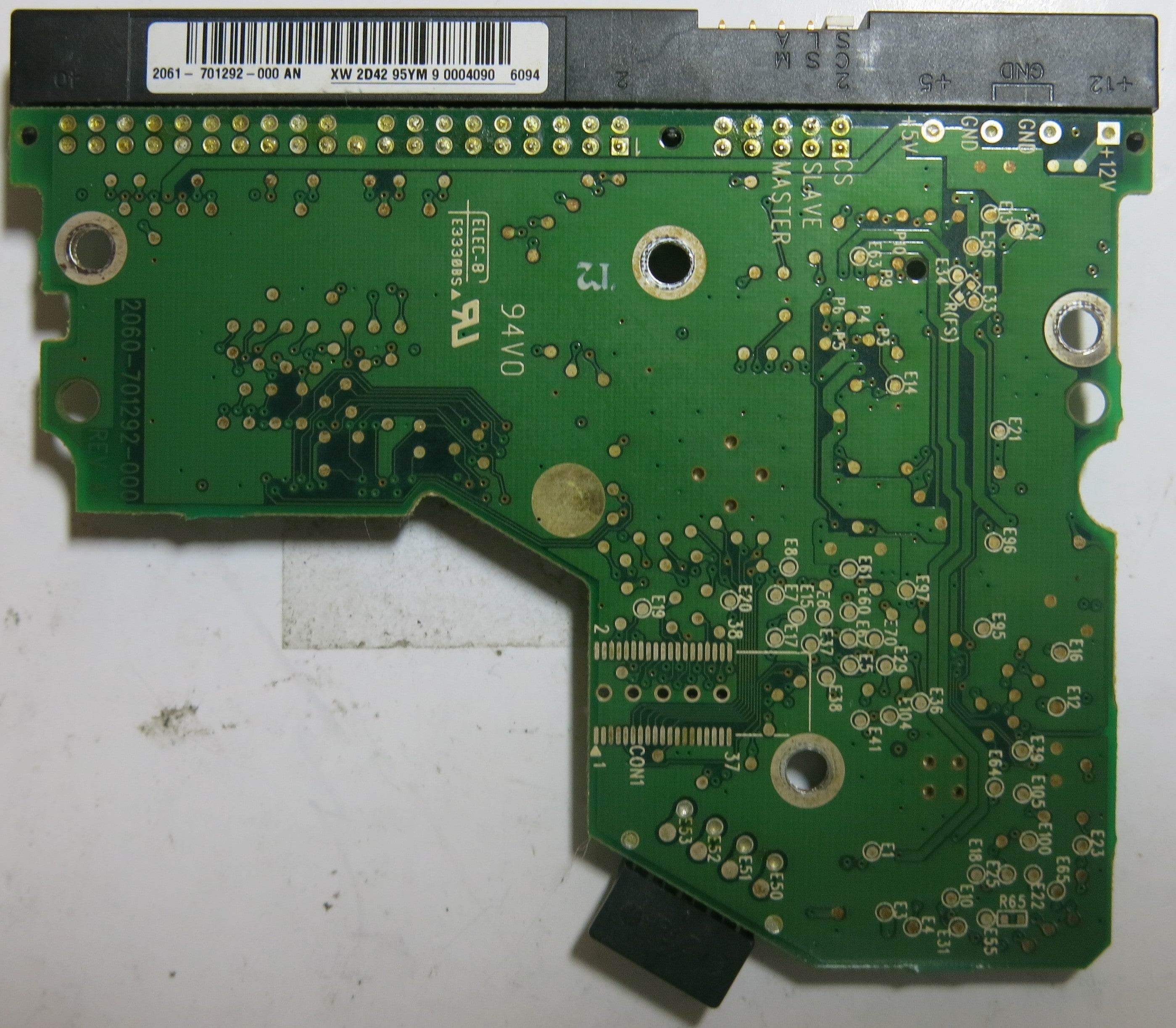 WESTERN DIGITAL WD800BB-56JKC0 2060-701292-000 REV A PCB