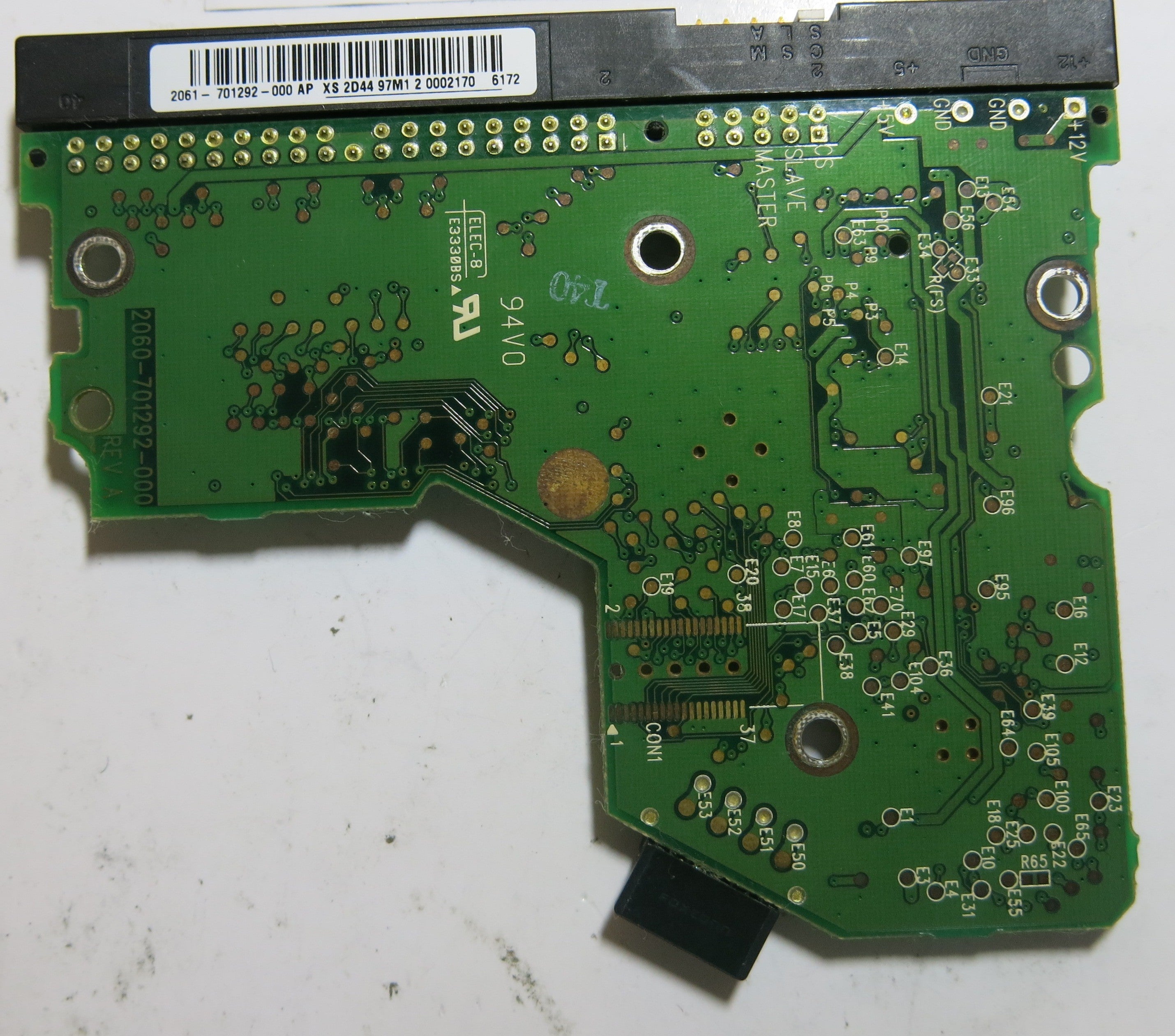 WESTERN DIGITAL WD800BB-56JKC0 2060-701292-000 REV A PCB