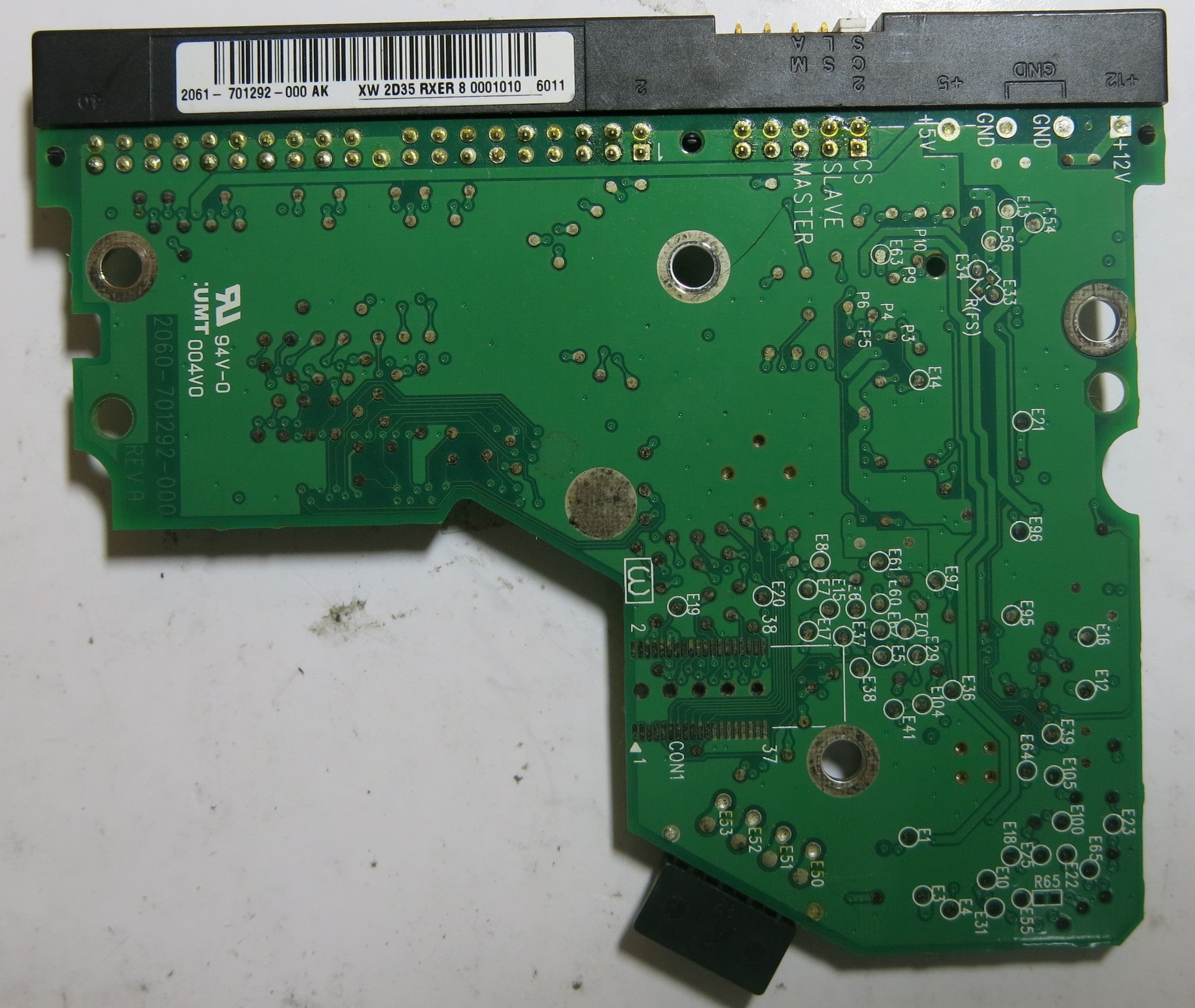 WESTERN DIGITAL WD800BB-56JKC0 2060-701292-000 REV A PCB