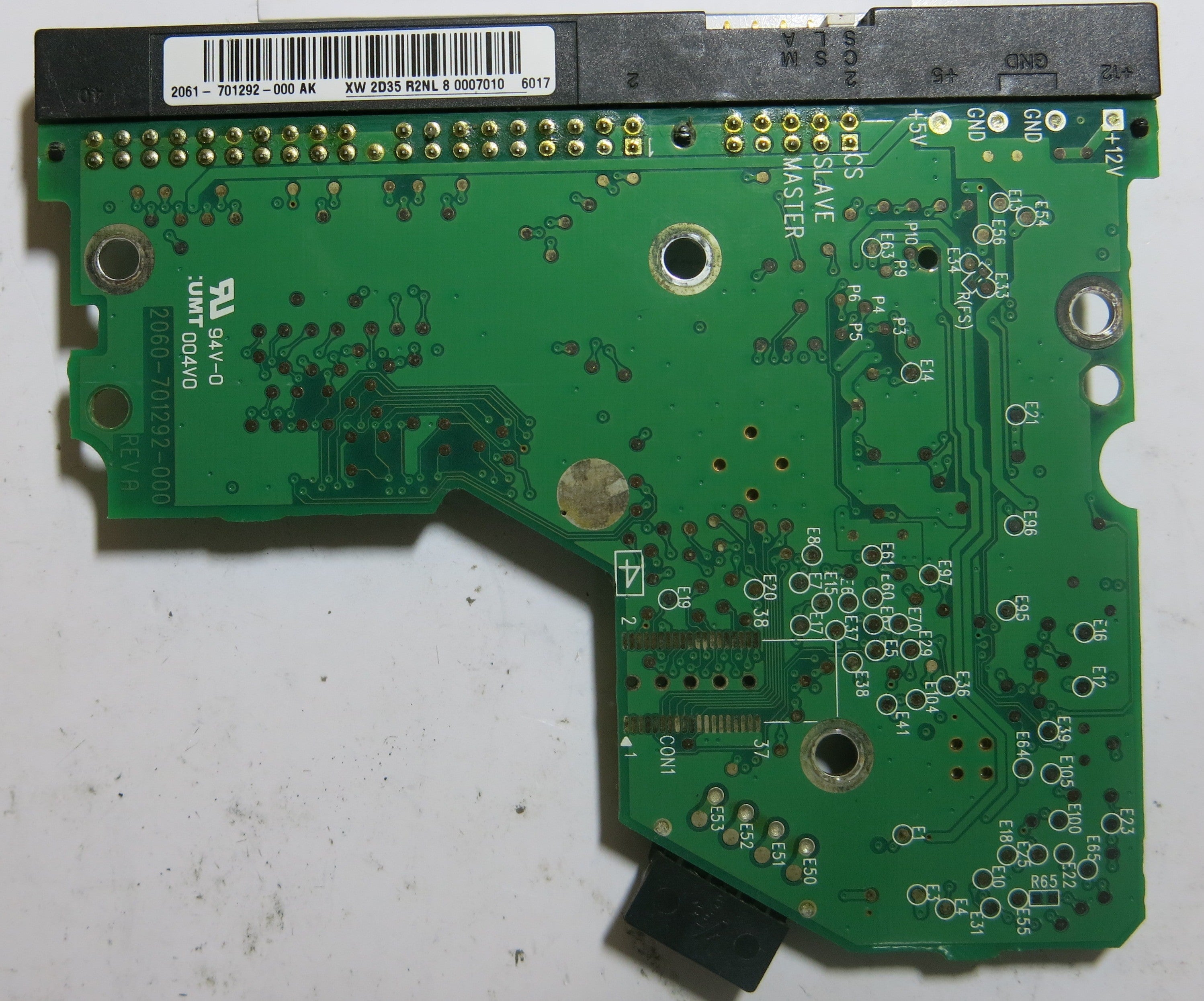 WESTERN DIGITAL WD800BB-56JKC0 2060-701292-000 REV A PCB