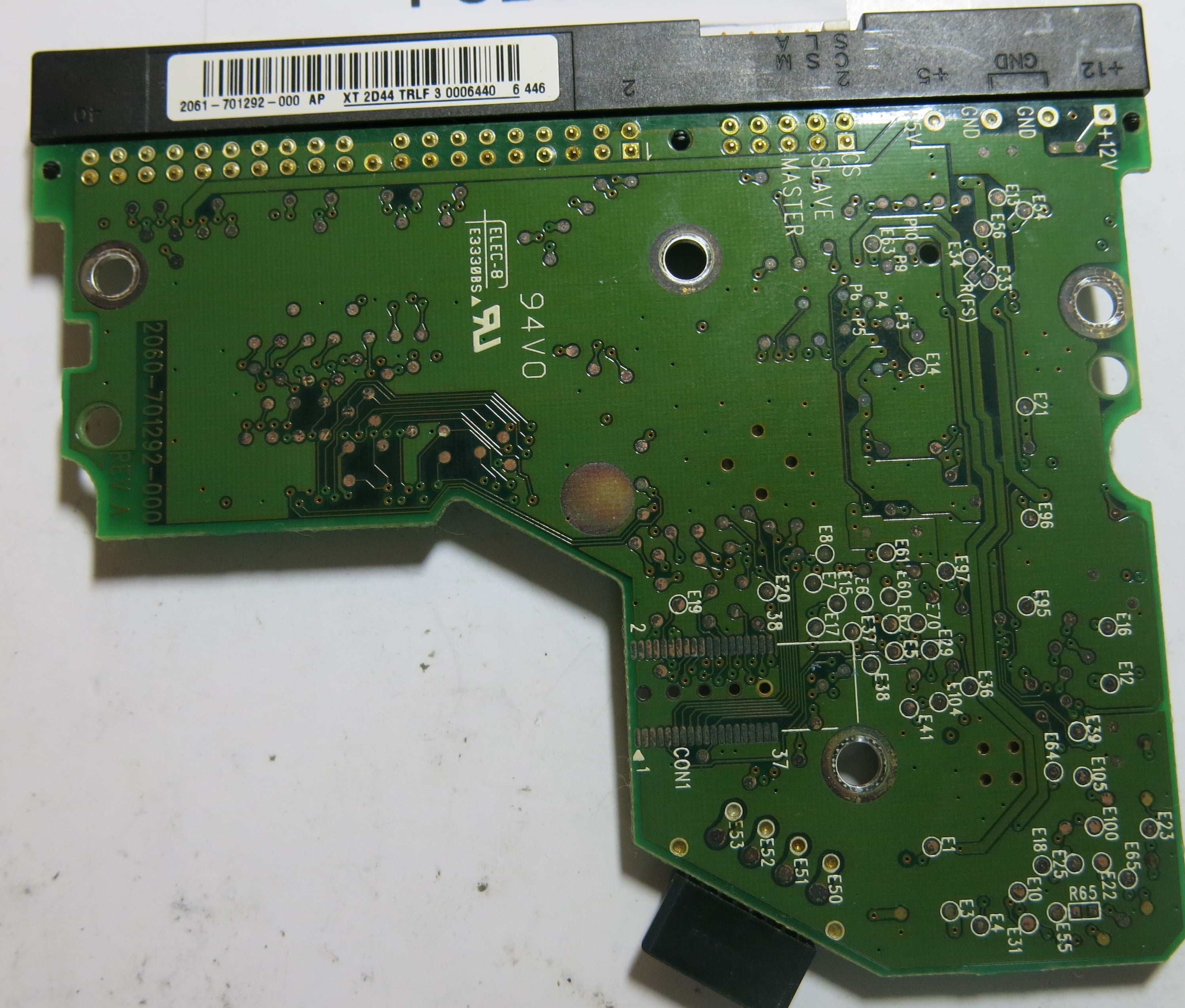 WESTERN DIGITAL WD800BB-56JKC0 2060-701292-000 REV A PCB
