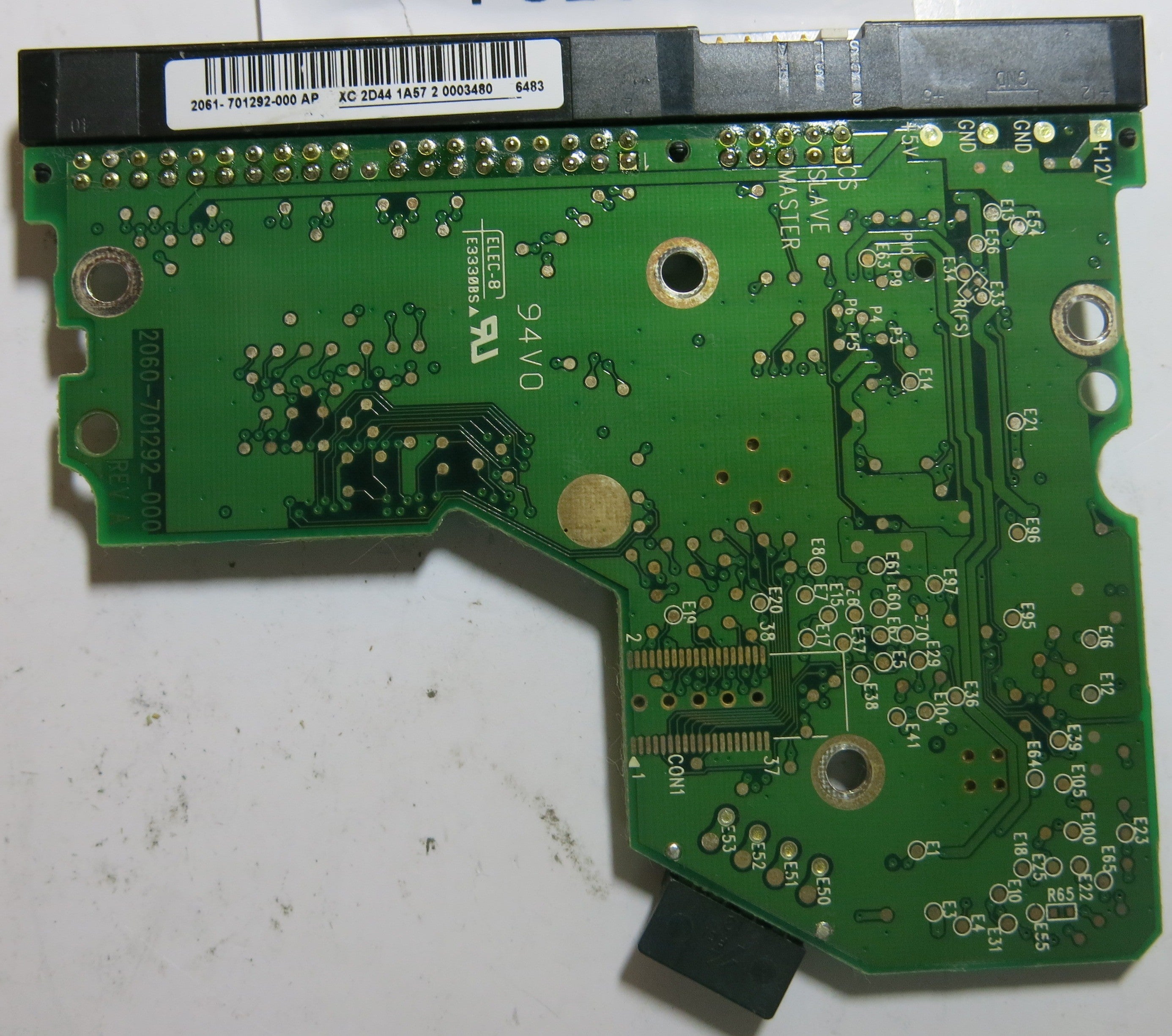WESTERN DIGITAL WD800BB-56JKC0 2060-701292-000 REV A PCB
