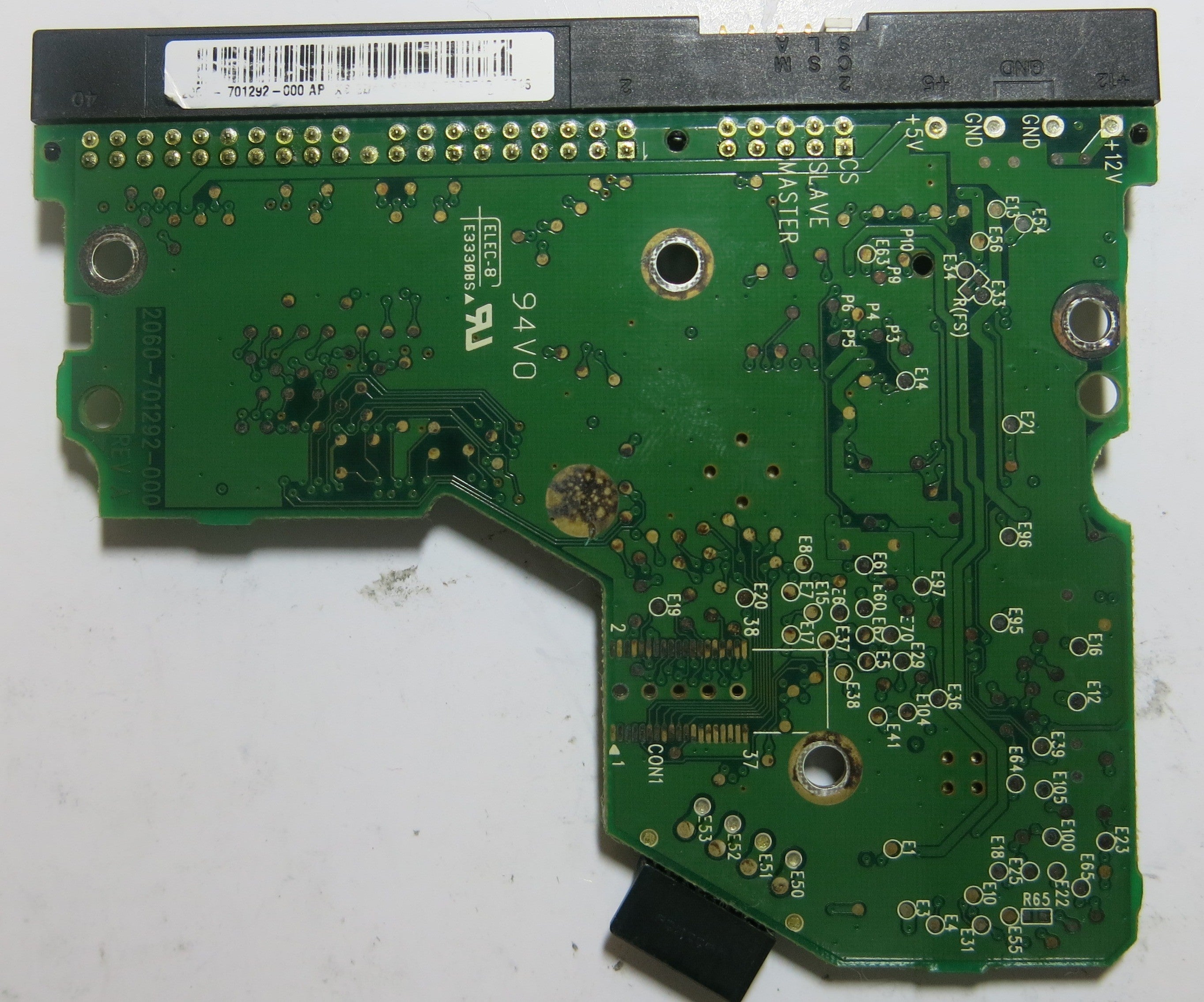 WESTERN DIGITAL WD800BB-56JKC0 2060-701292-000 REV A PCB