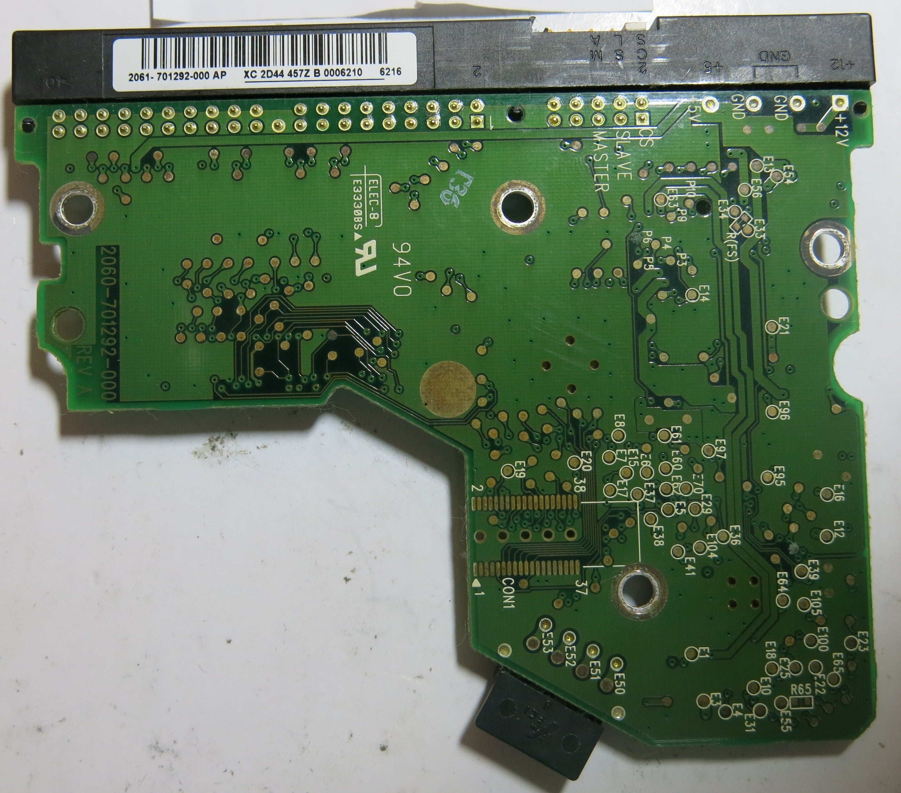 WESTERN DIGITAL WD800BB-56JKC0 2060-701292-000 REV A PCB