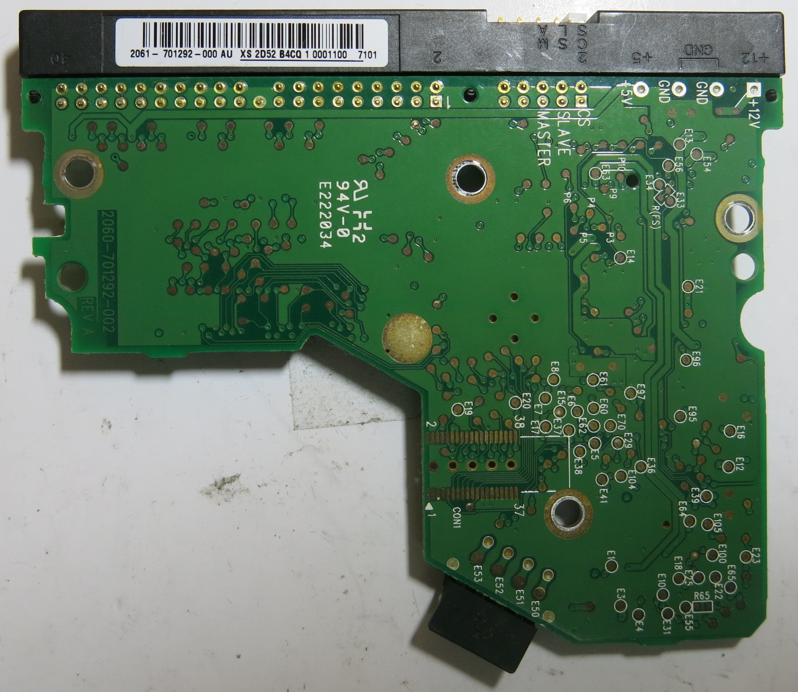 WESTERN DIGITAL WD800BB-56JKC0 2060-701292-002 REV A PCB