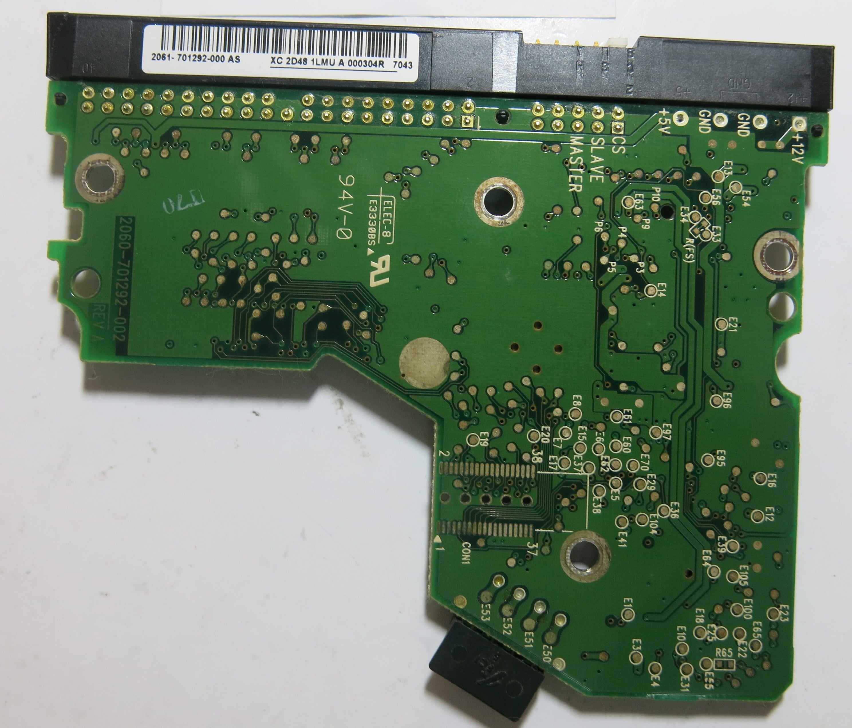 WESTERN DIGITAL WD800BB-56JKC0 2060-701292-002 REV A PCB