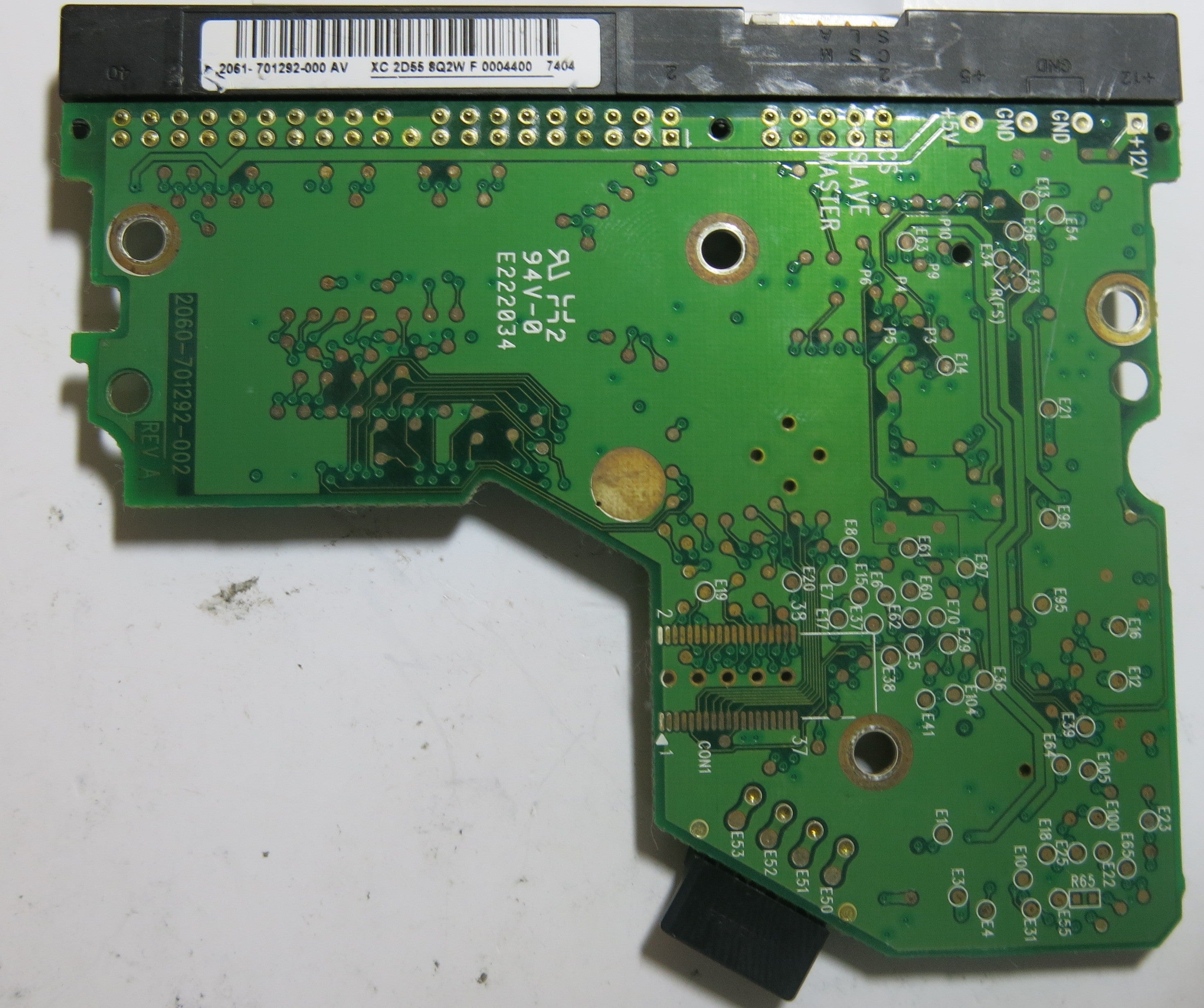 WESTERN DIGITAL WD800BB-56JKC0 2060-701292-002 REV A PCB