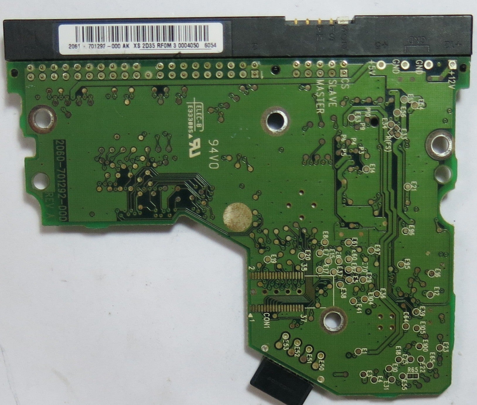 WESTERN DIGITAL WD800BB'56JKC0, DCM 2060-701292-000 REV A,  PCB	WESTERN DIGITAL