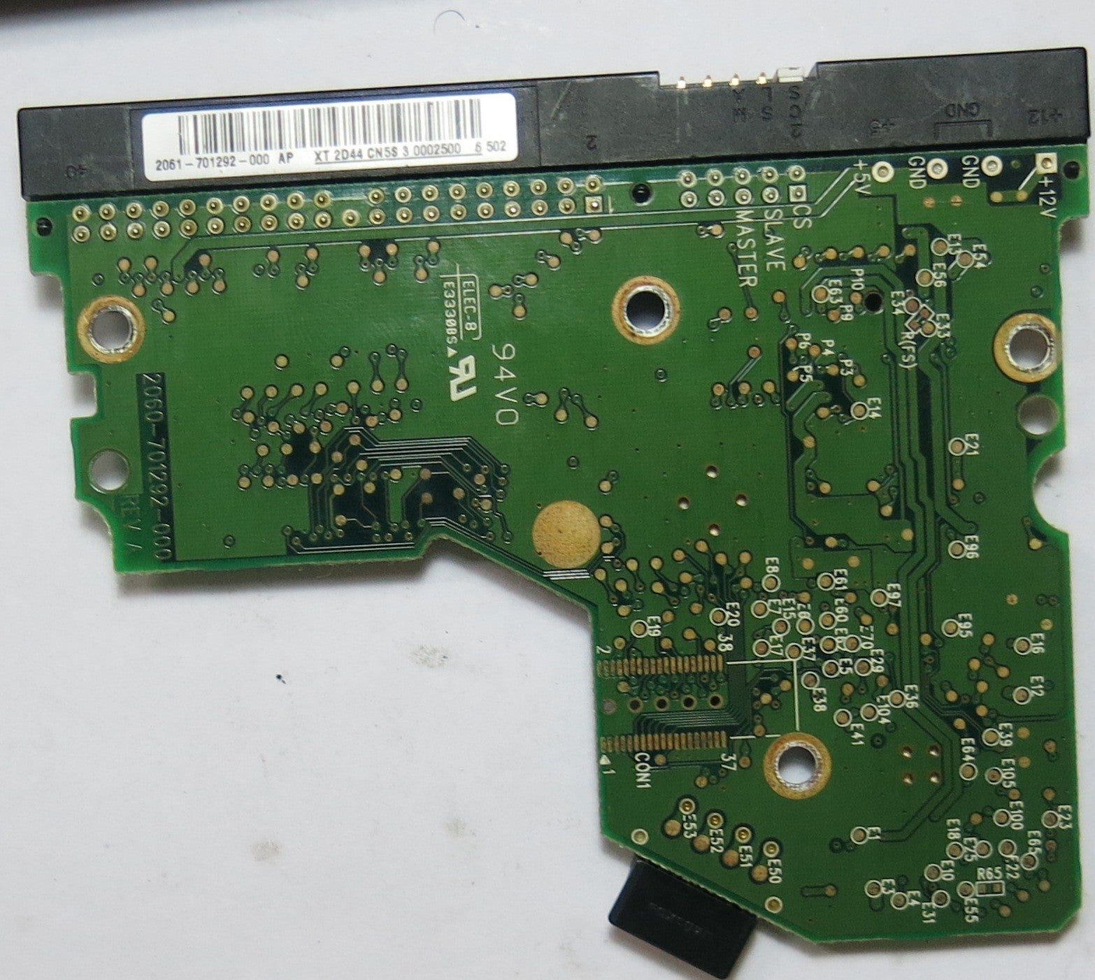 WESTERN DIGITAL WD800BB'56JKC0, DCM 2060-701292-000 REV A,  PCB