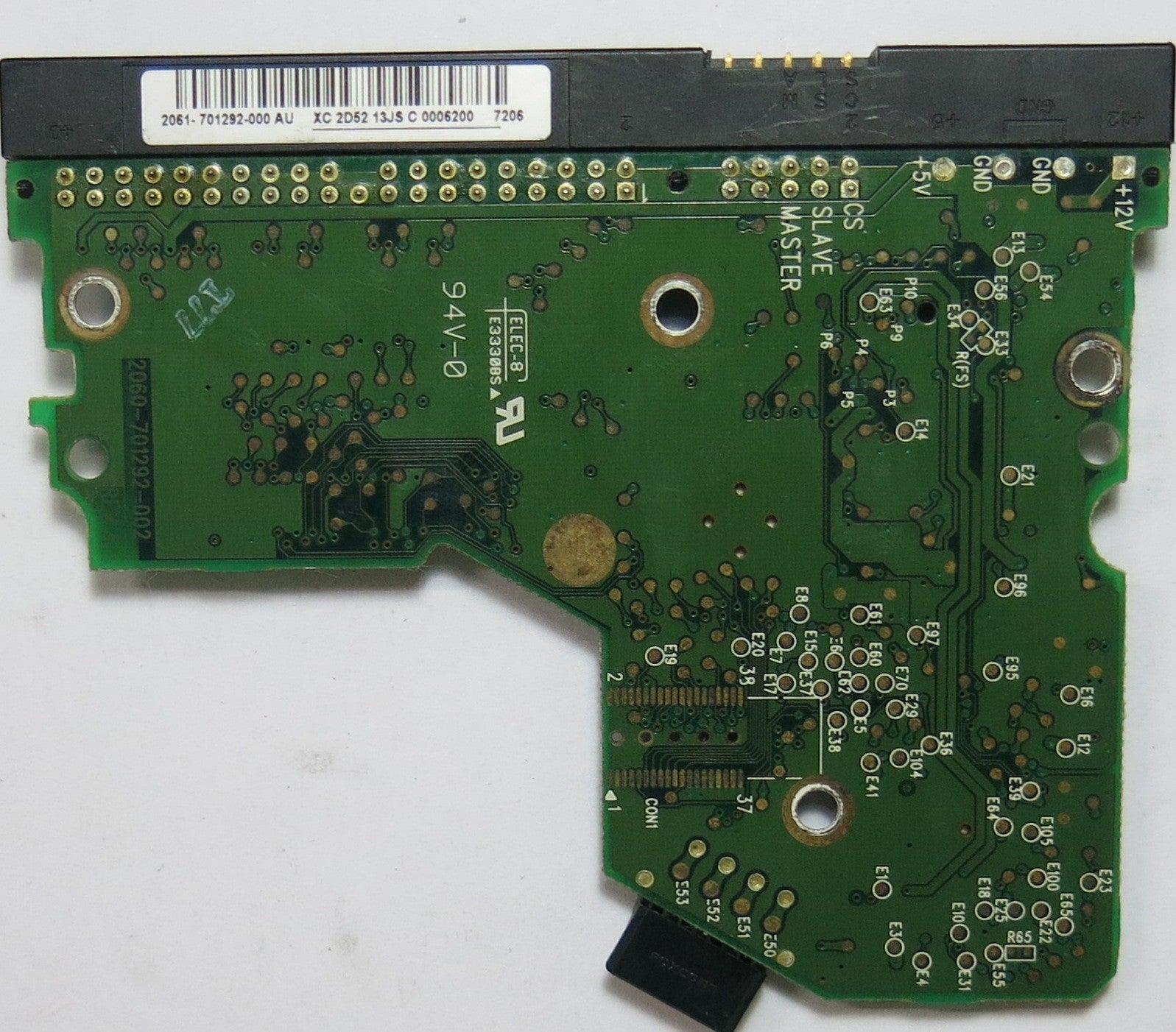WESTERN DIGITAL WD800BB-56JKC0, DCM 2060-701292-002 REV A,  PCB