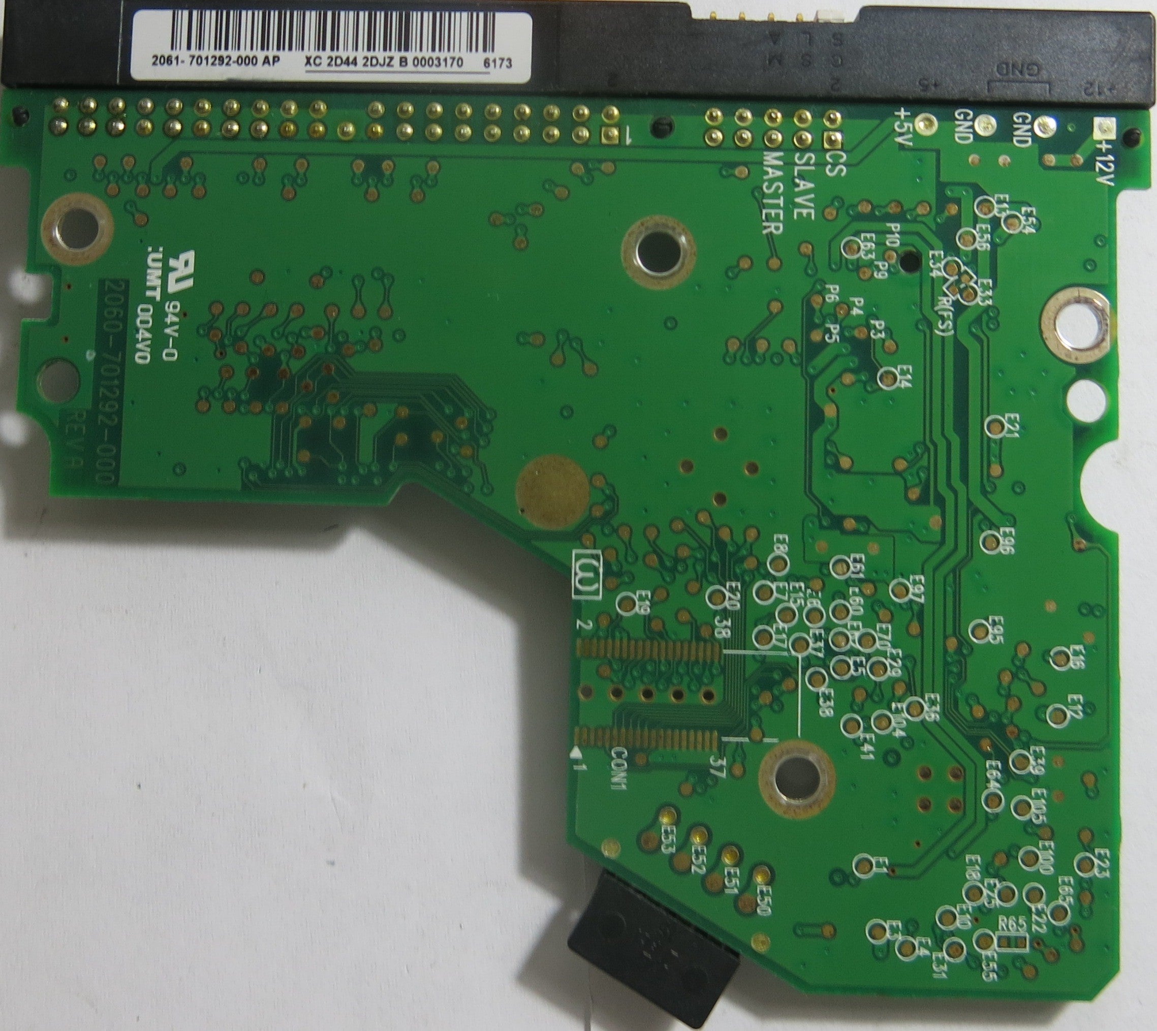 WESTERN DIGITAL WD800BB-56JKC0 DCM DSBHCTJAH 2060-701292-000 REV A PCB
