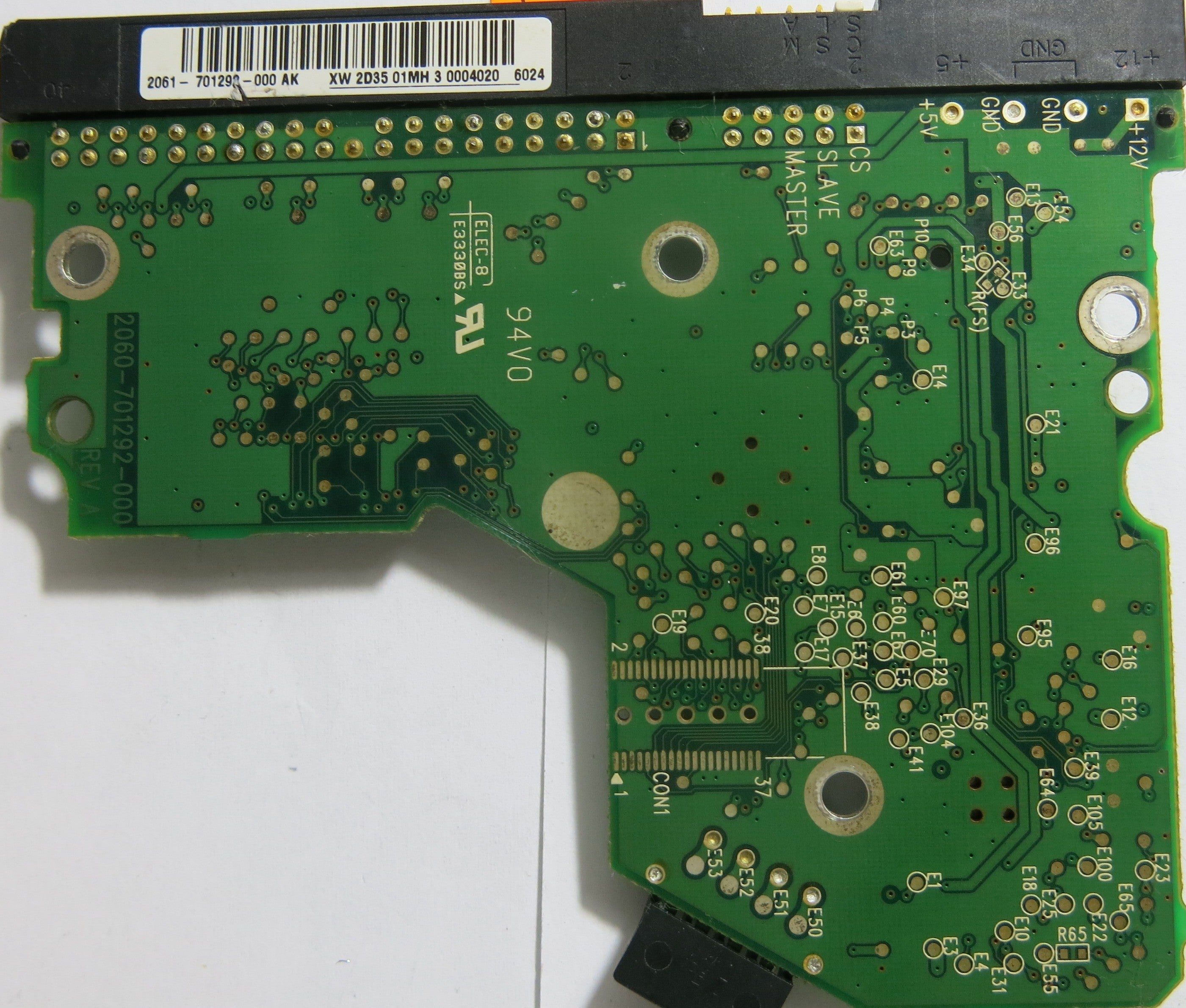 WESTERN DIGITAL WD800BB-56JKC0 DCM ESBHNTJAA 2060-701292-000 REV A PCB