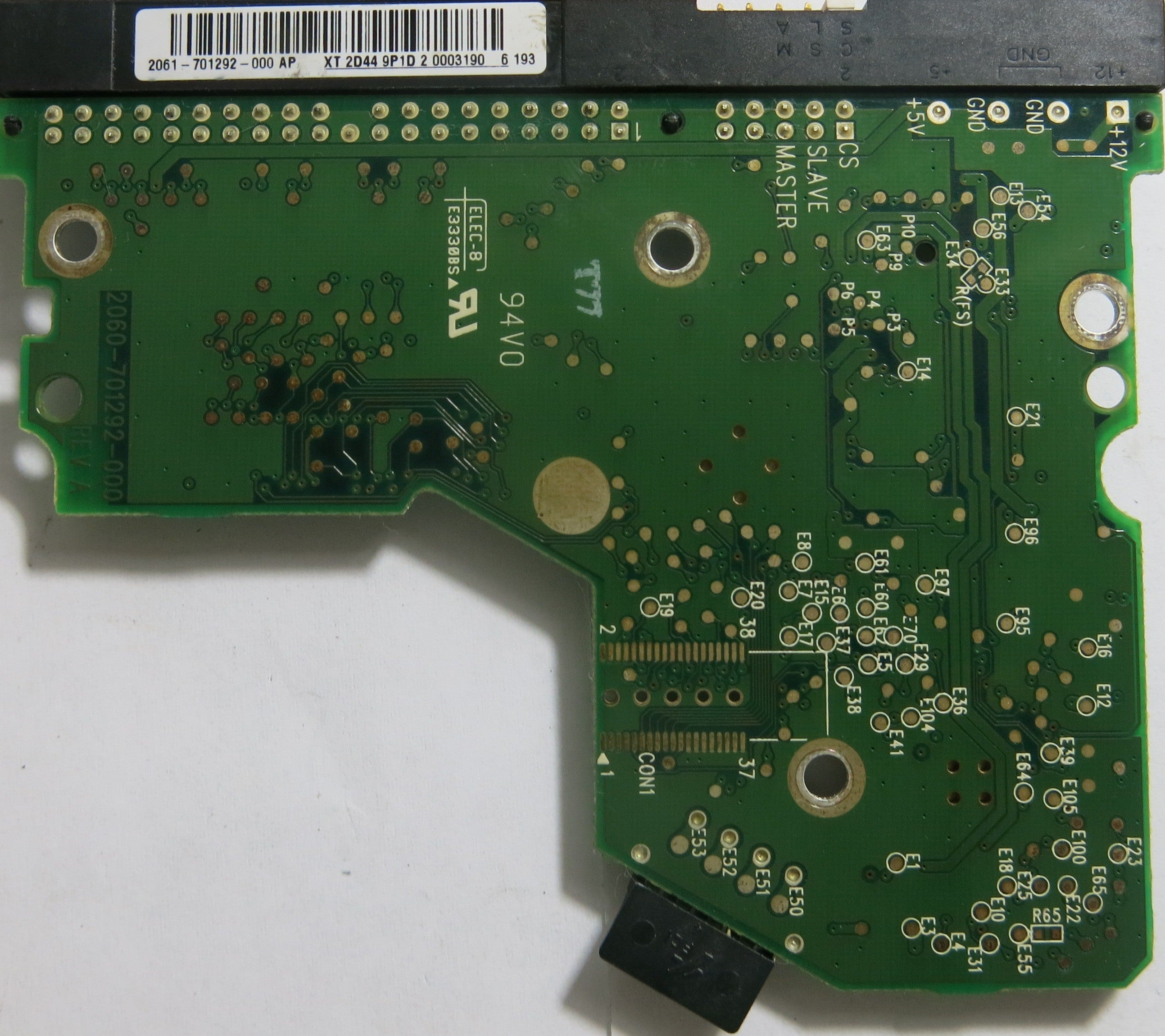 WESTERN DIGITAL WD800BB-56JKC0 DCM HSCHCTJAA 2060-701292-000 REV A PCB