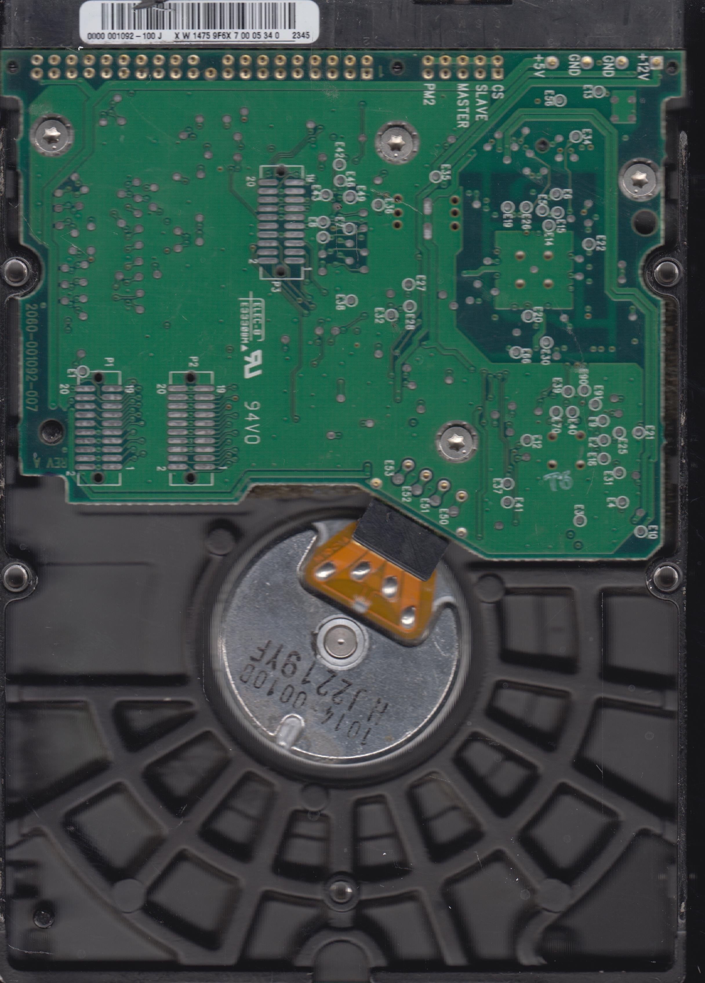 WESTERN DIGITAL WD800BB-75CACO DCM HSEHNA2CH 80GB 3.5