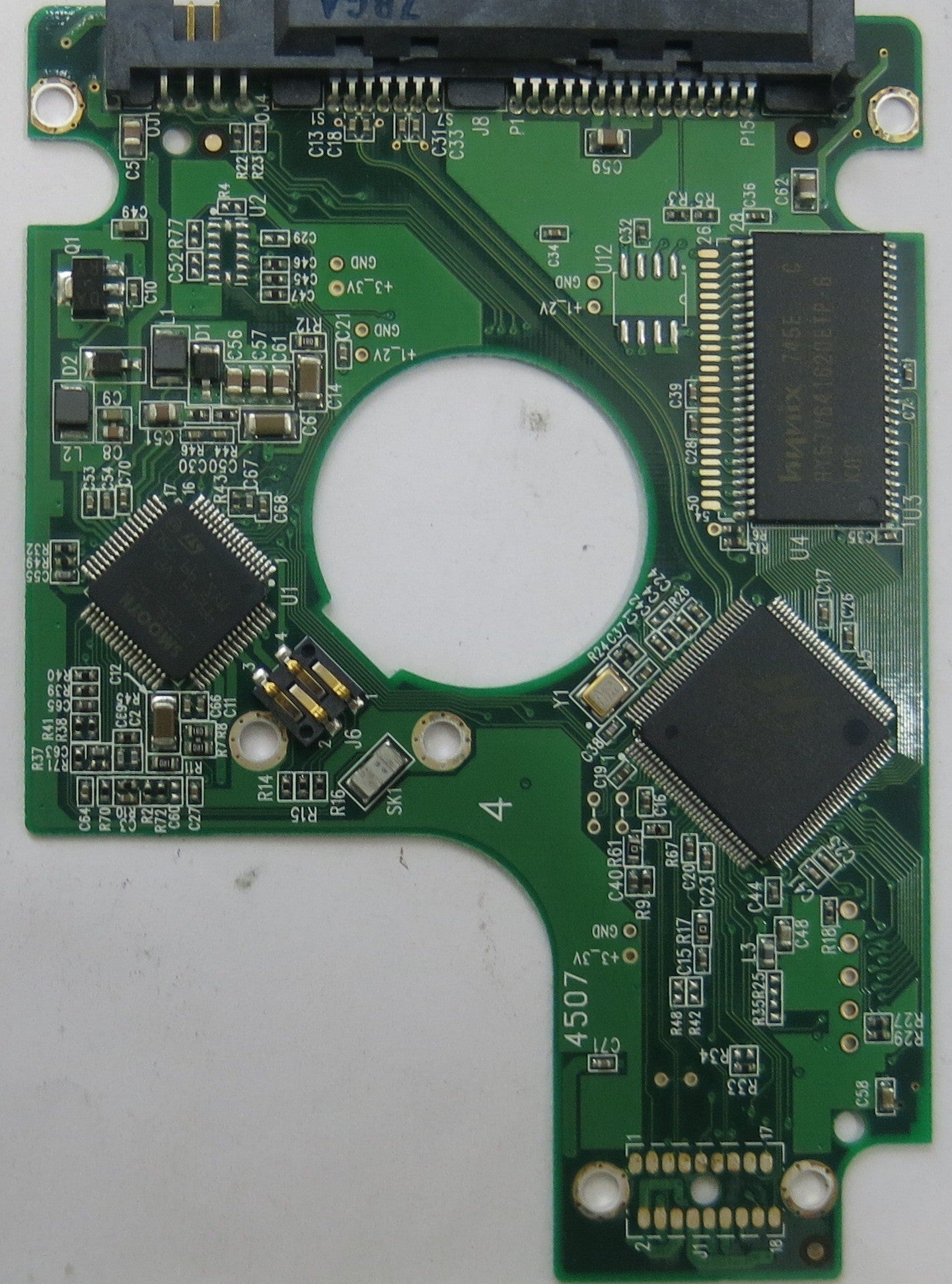 WESTERN DIGITAL WD800BEVS-08RST2 2060-701450-011 REV A PCB
