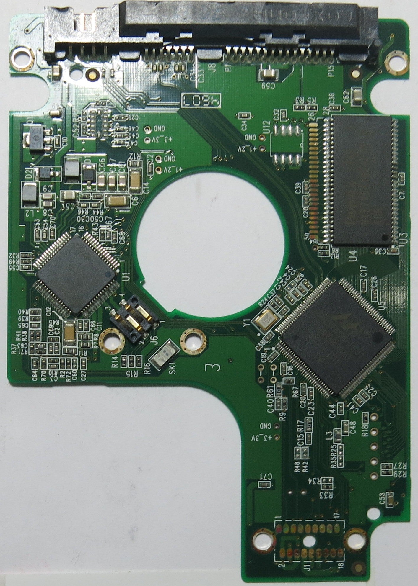 WESTERN DIGITAL WD800BEVS-75RST0 2060-701450-011 PCB