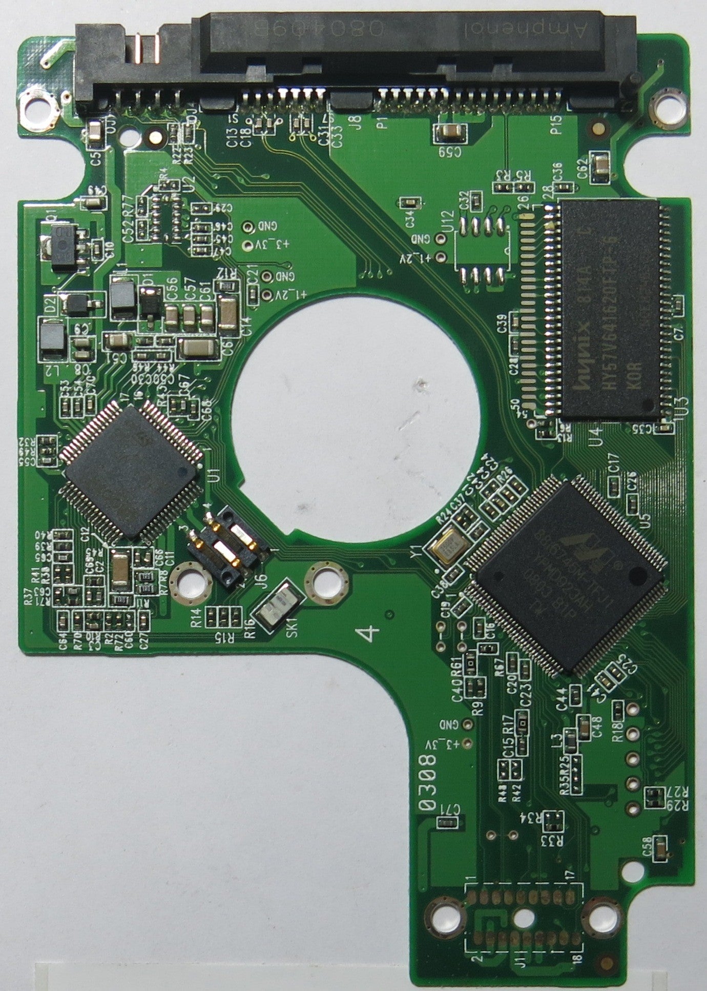 WESTERN DIGITAL WD800BEVS-75RST0 2060-701450-011 PCB