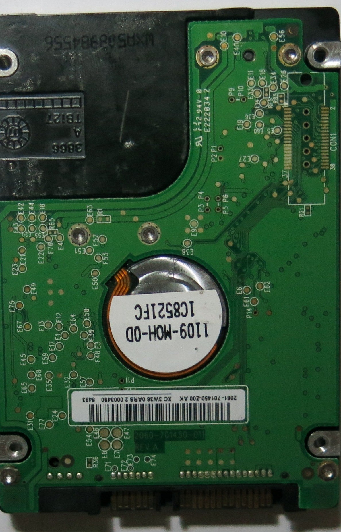 WD800BEVS-75RST0, PCB: 2060-701450-011 REV A, SERIAL: WXC508643633, DCM: FAYTJANB, FW FAYTJANB, 80,GB,