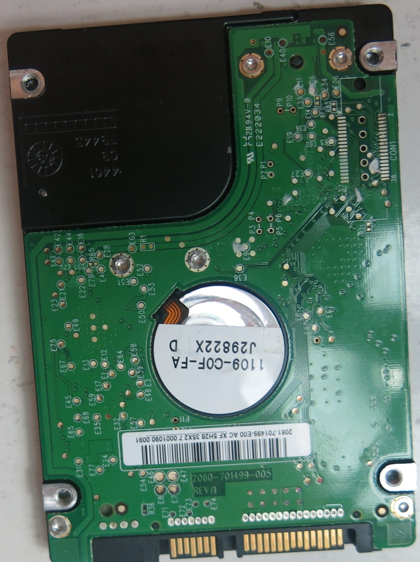 WD800BEVT-75ZCT2 DCM DANTJHNB 80GB
