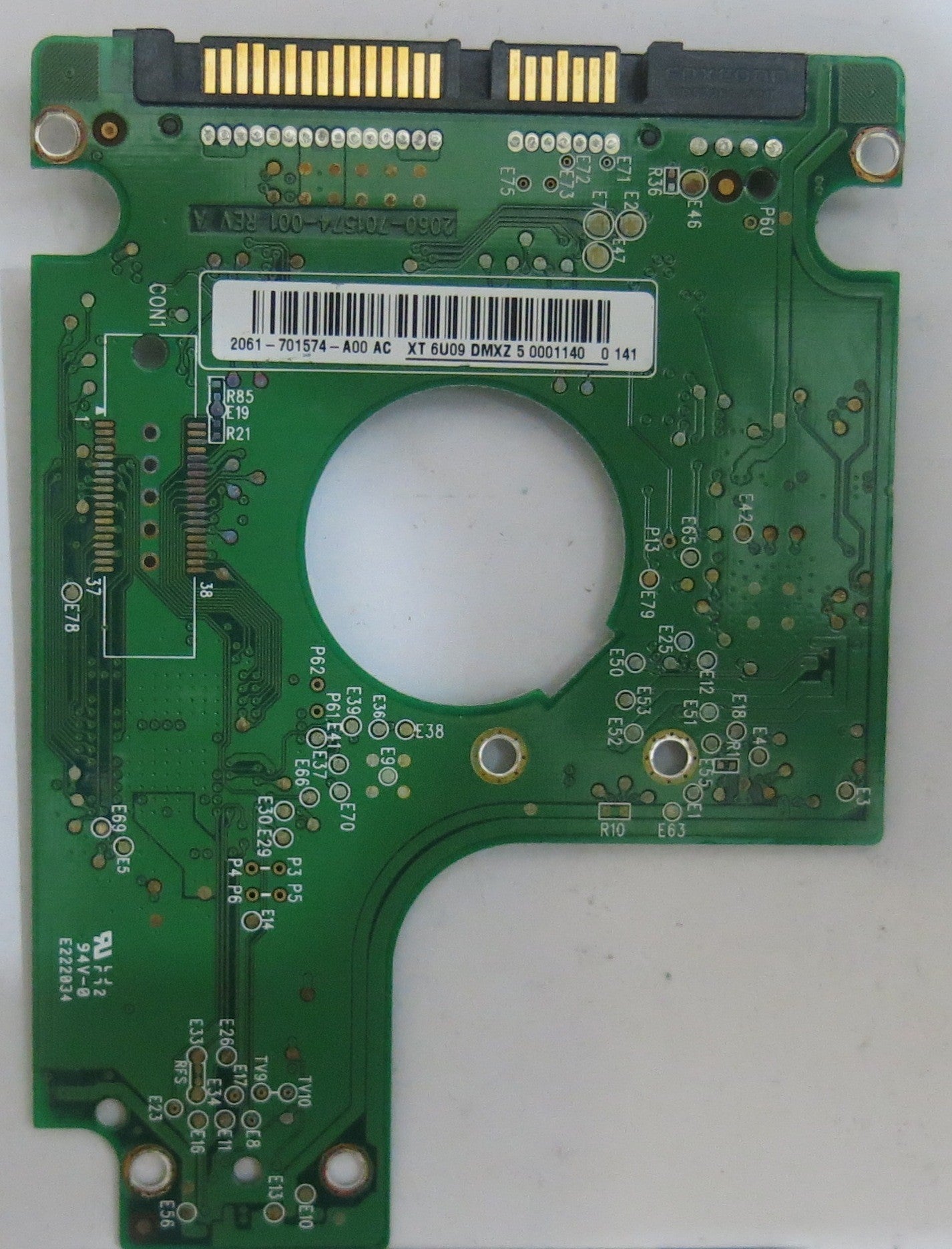 WESTERN DIGITAL WD800BJKT-75F4T0 2060-701574-001 REV A PCB