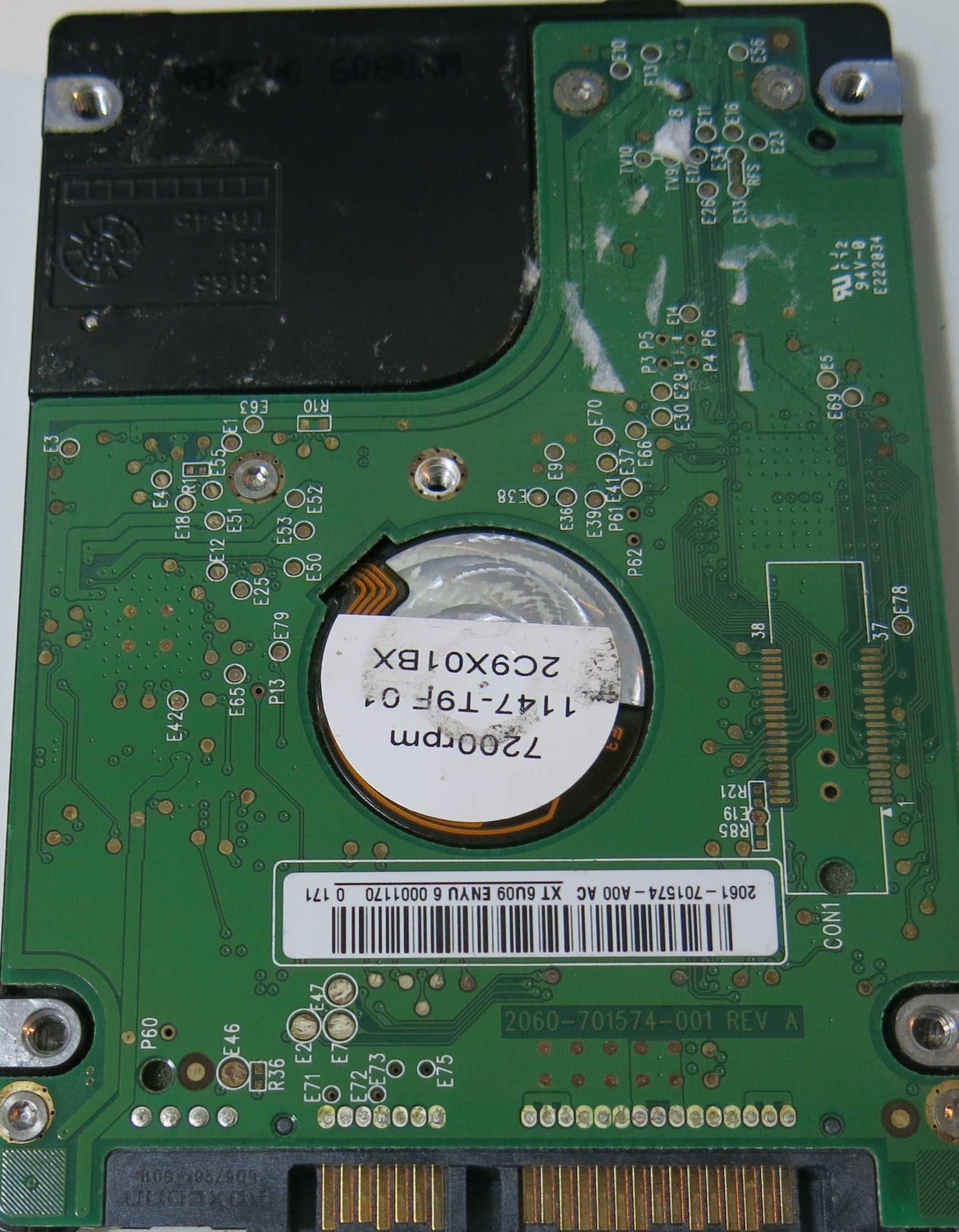 WD800BJKT-75F4T0 PCB 2060-701574-001 REV A,  80.GB