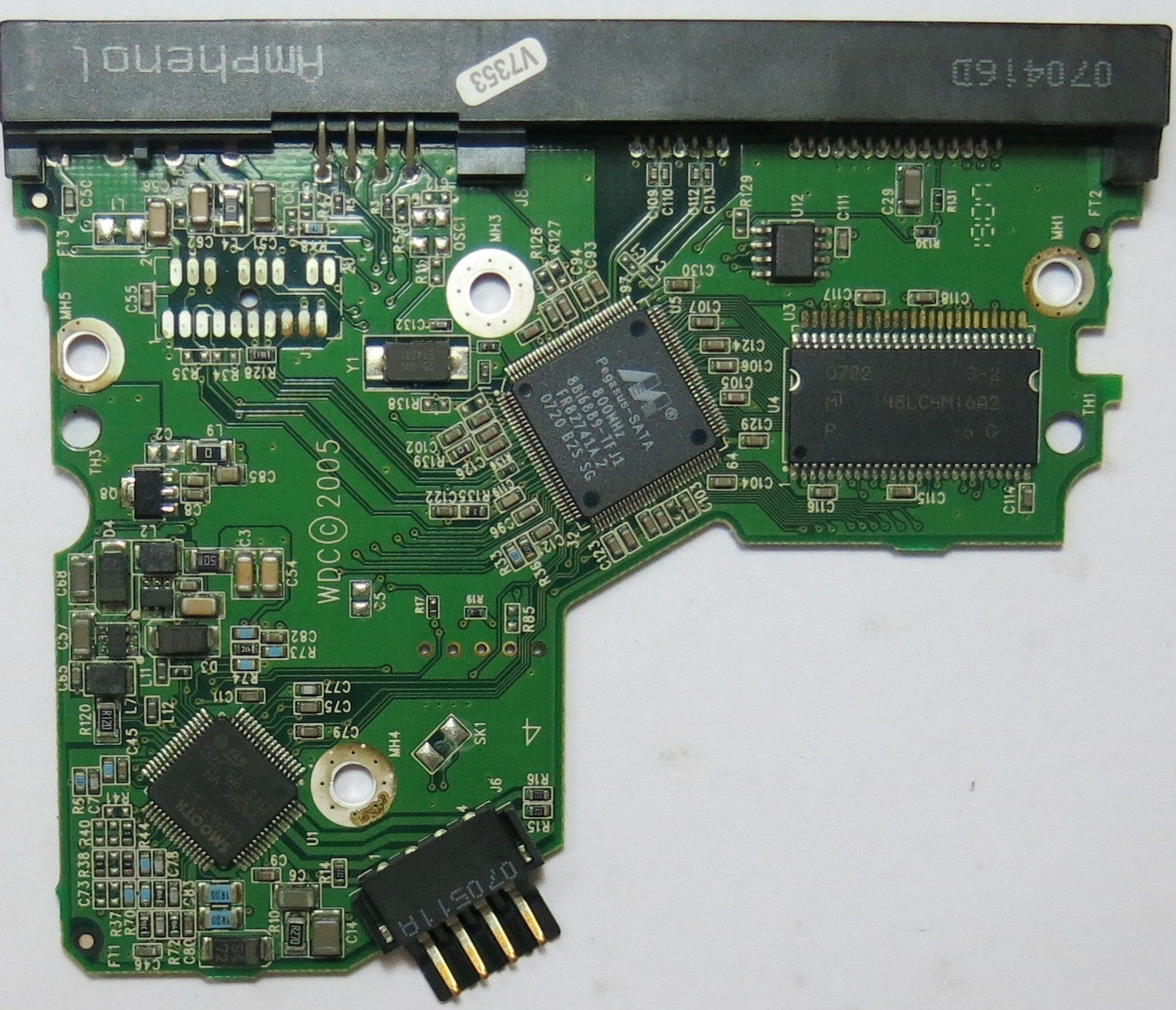 WESTERN DIGITAL WD800JD-00MSA1, DCM 2060-701335-005 REV A,  PCB