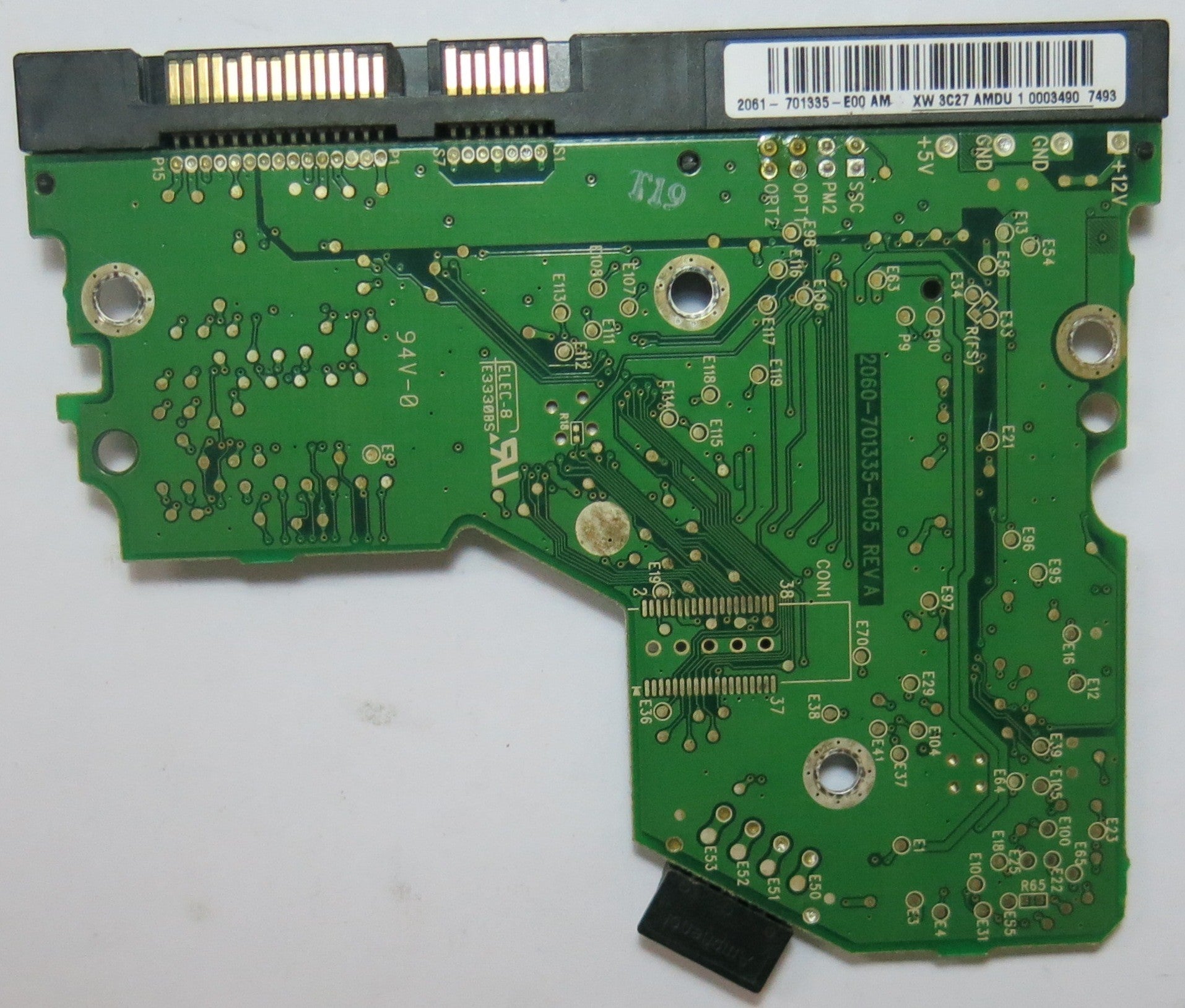 WESTERN DIGITAL WD800JD-00MSA1, DCM 2060-701335-005 REV A,  PCB