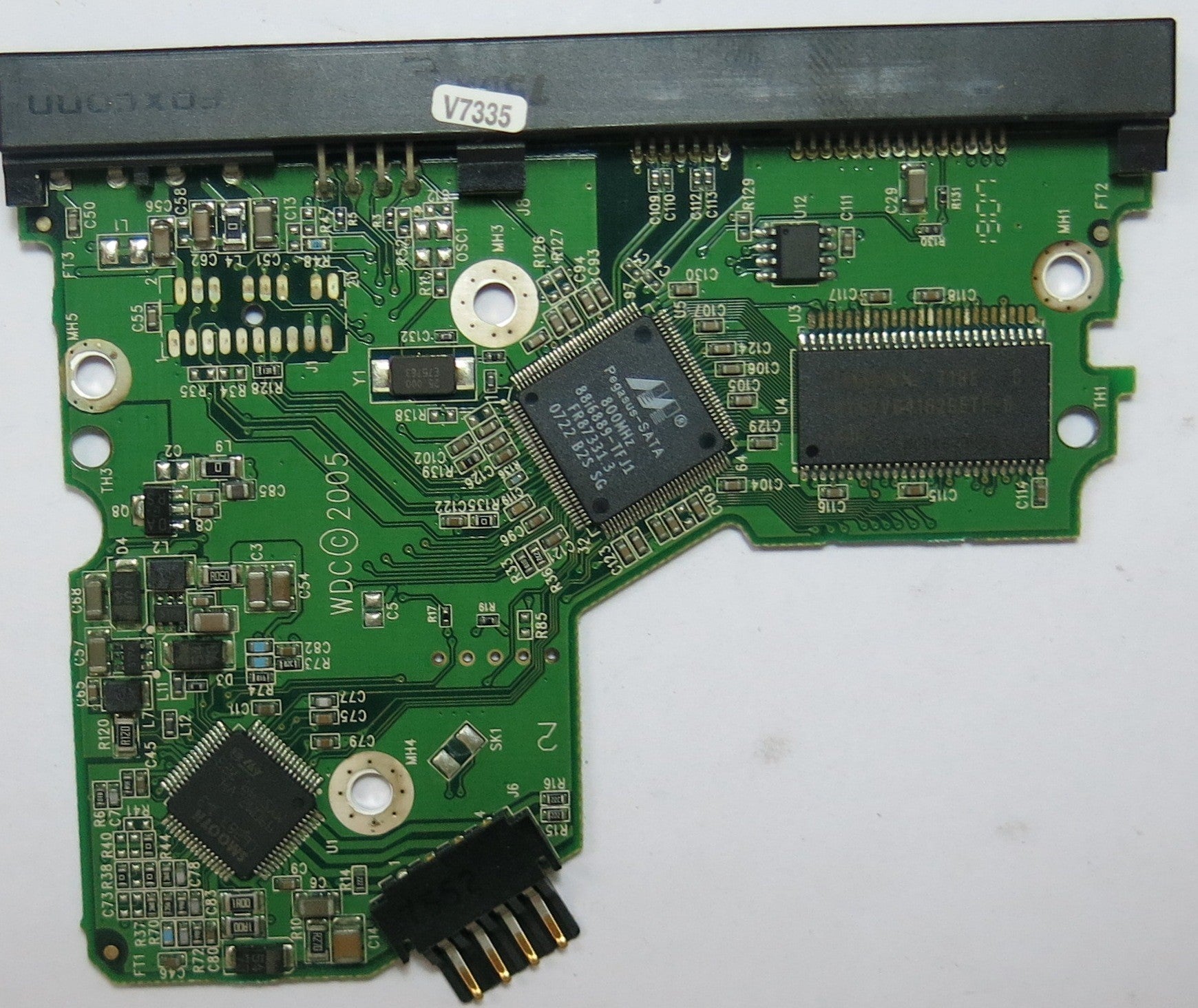 WESTERN DIGITAL WD800JD'22MSA1, DCM 2060-701335-005 REV A,  PCB