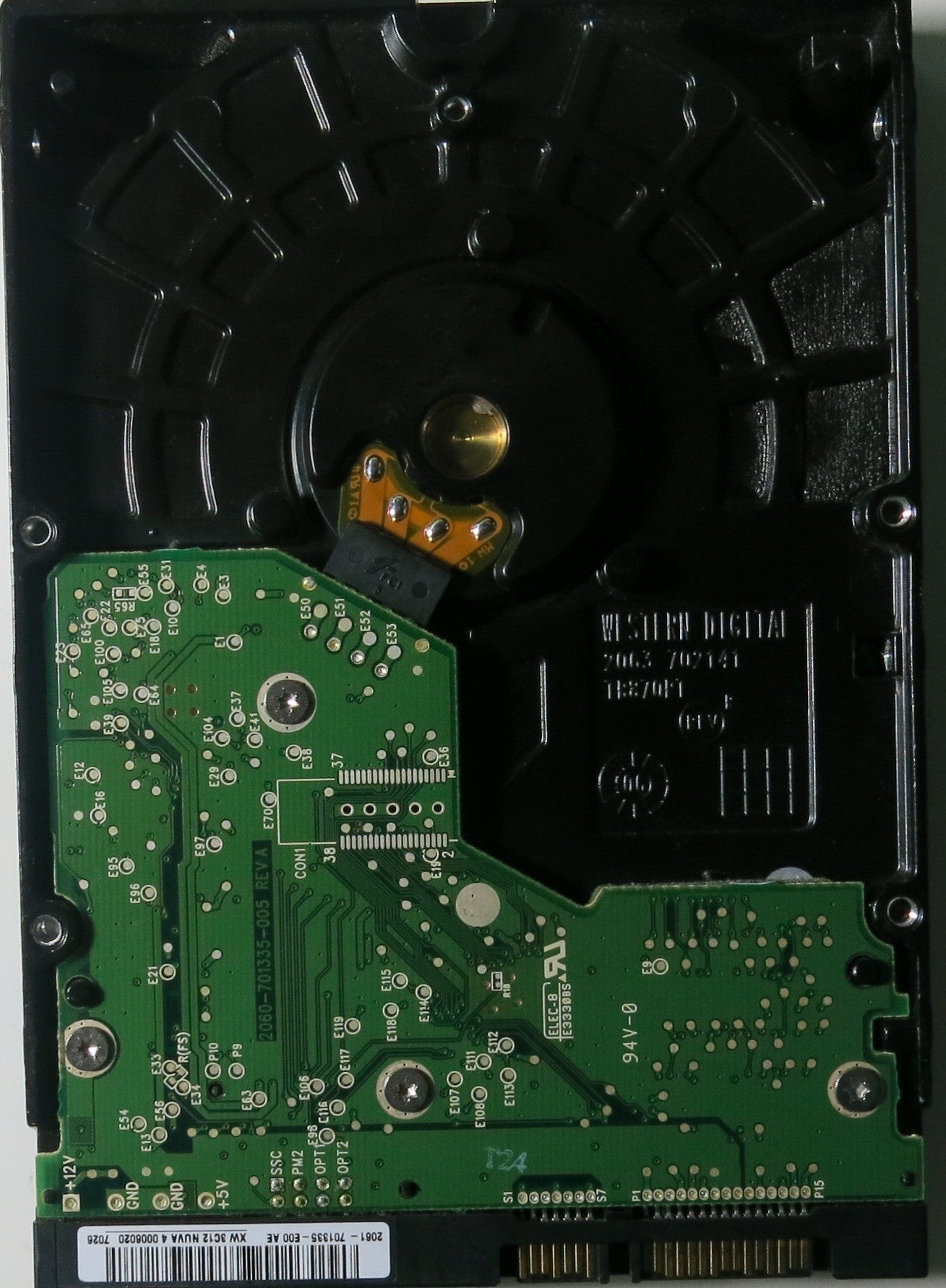 WESTERN DIGITAL WD800JD-60LSA0 PN FW HSCANTJCA 80.GB