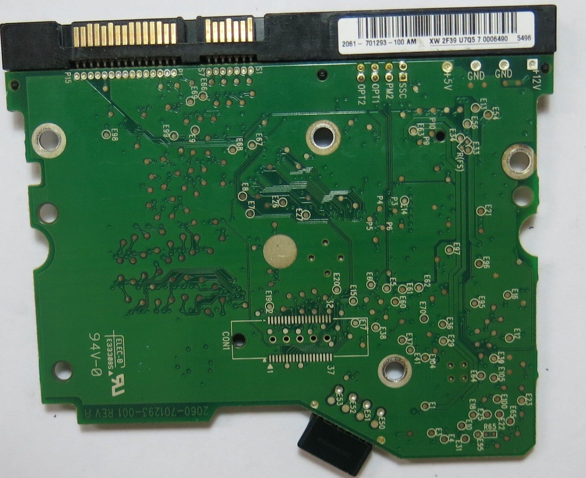 WESTERN DIGITAL WD800JD-75JNCO, DCM 2060-701293-001 REV A,  PCB