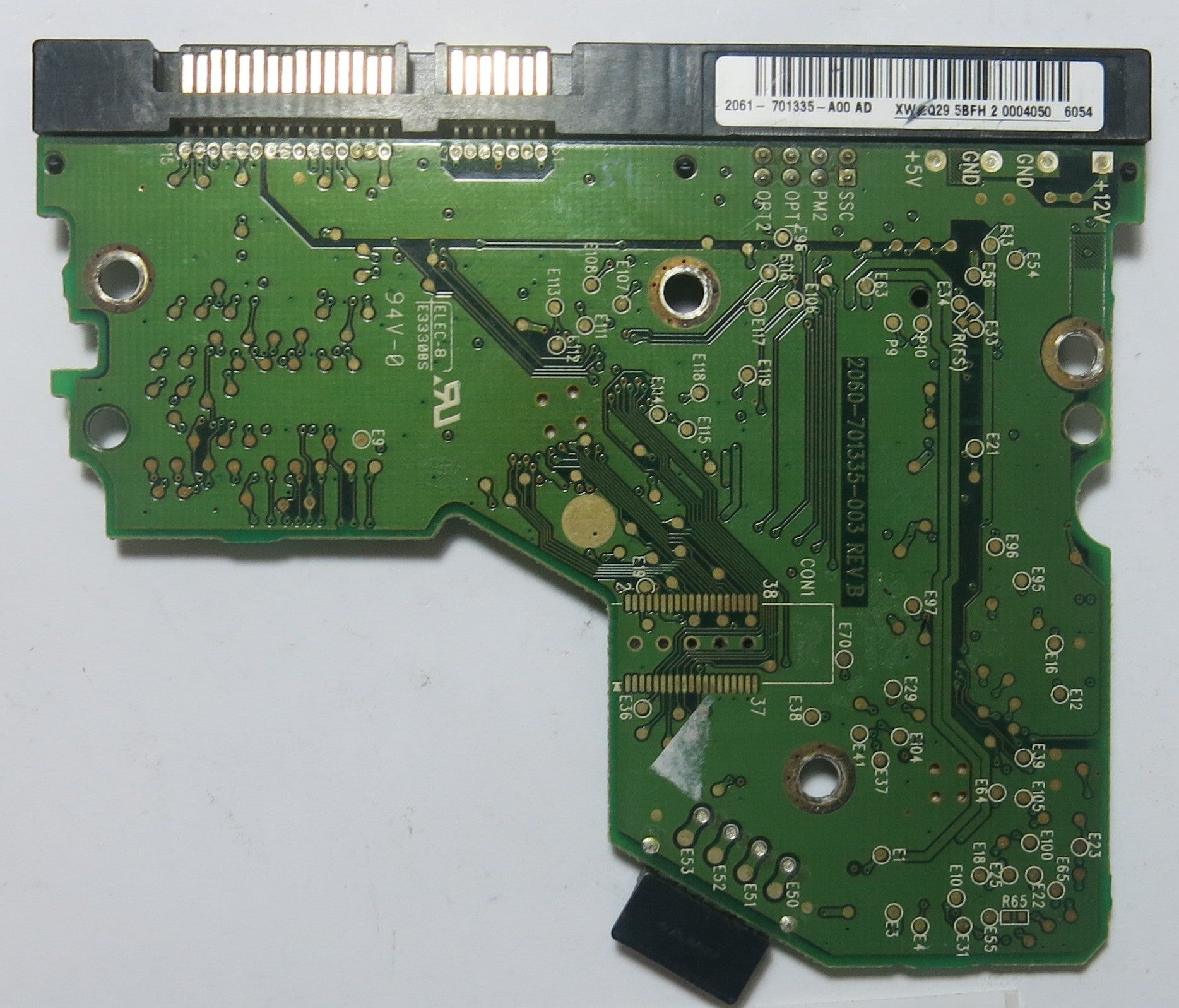 WESTERN DIGITAL WD800JD-75LSA0 2060-701335-003 REV  B PCB