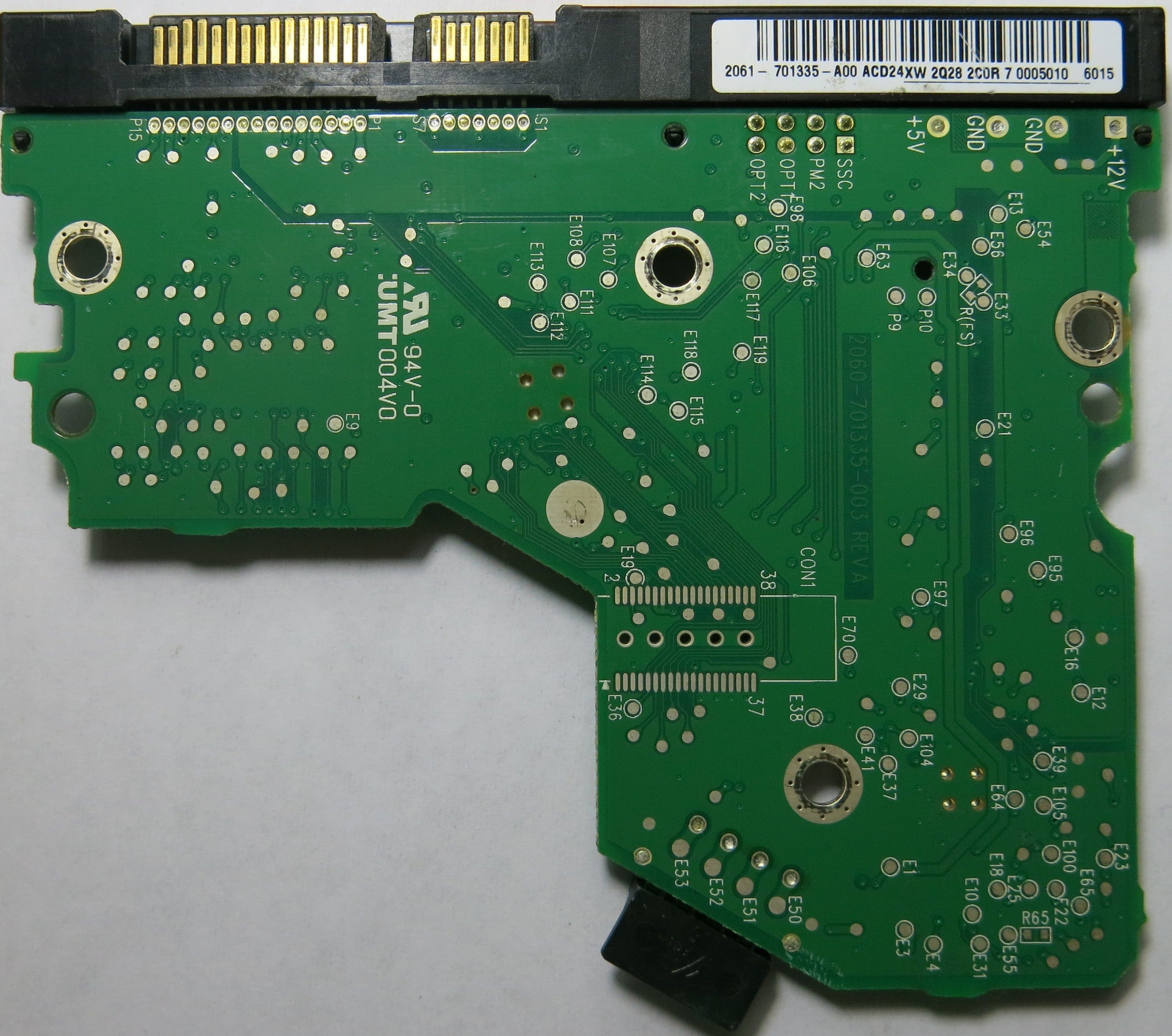 WESTERN DIGITAL WD800JD-75LSA0 2060-701335-005 REV A PCB