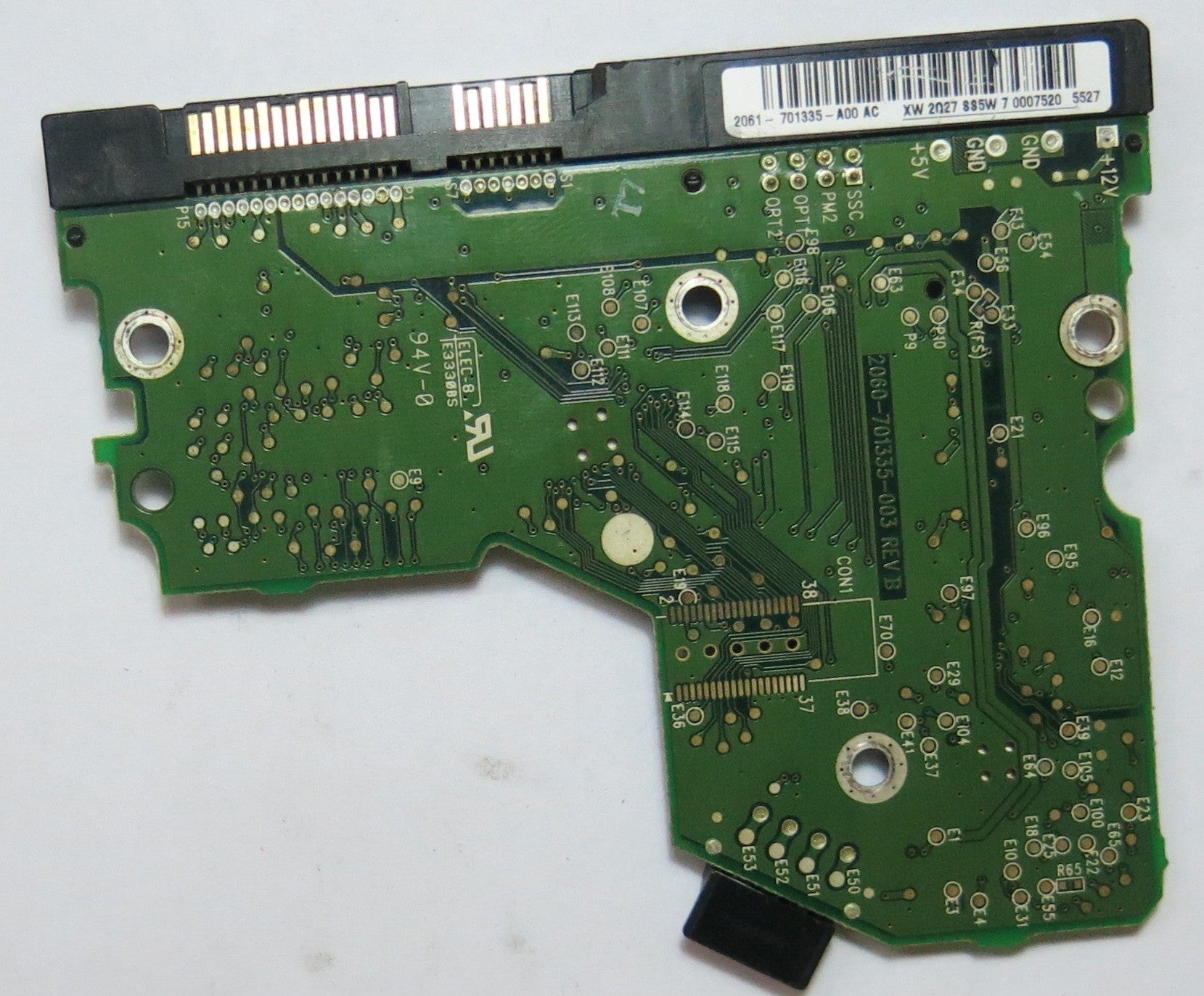 WESTERN DIGITAL WD800JD-75LSA0, DCM 2060-701335-003 REV A,  PCB