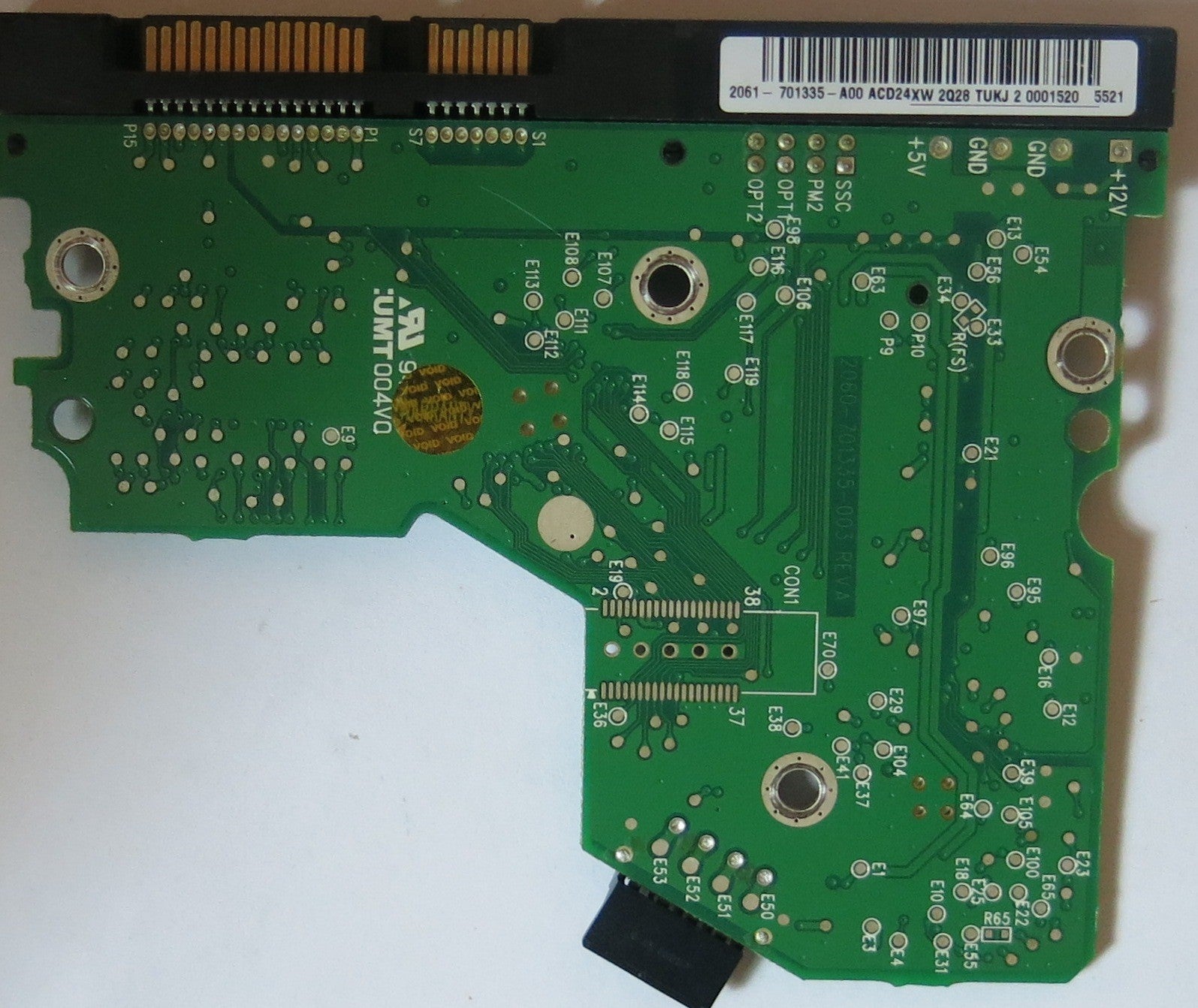 WESTERN DIGITAL WD800JD-75LSA0,  PCB